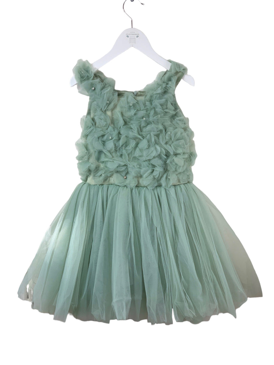 Robe de Gala vert d'eau 8 ans