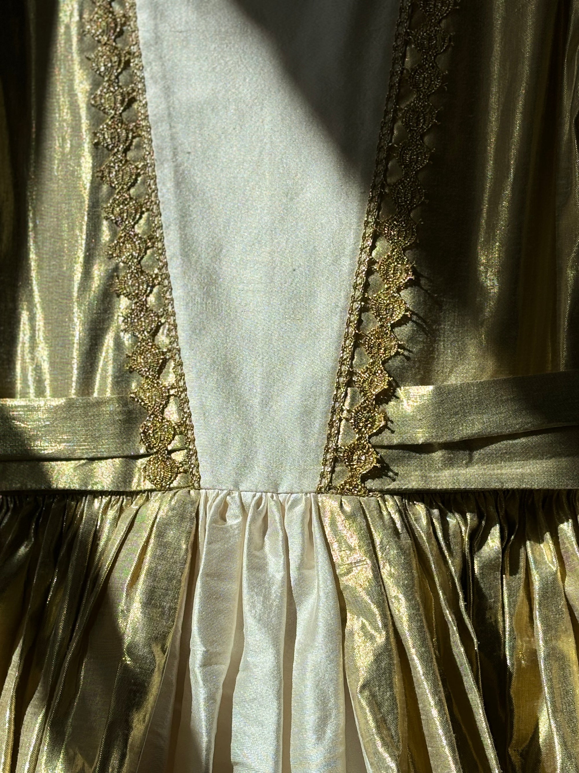 Déguisement IVOY dorée « Couleur du soleil » Taille 6/7 ans