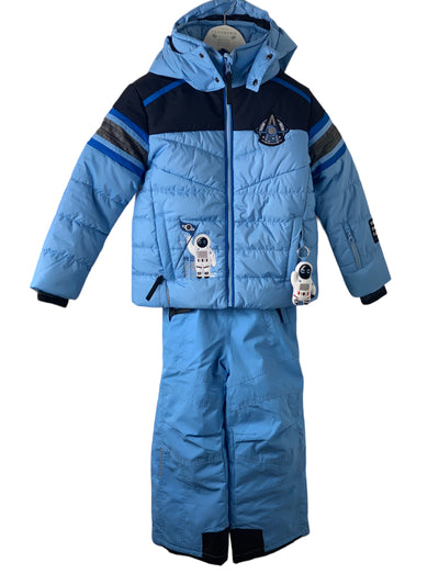 Ensemble ski ciel COSMONAUTE Poivre Blanc Bleu  6 ans