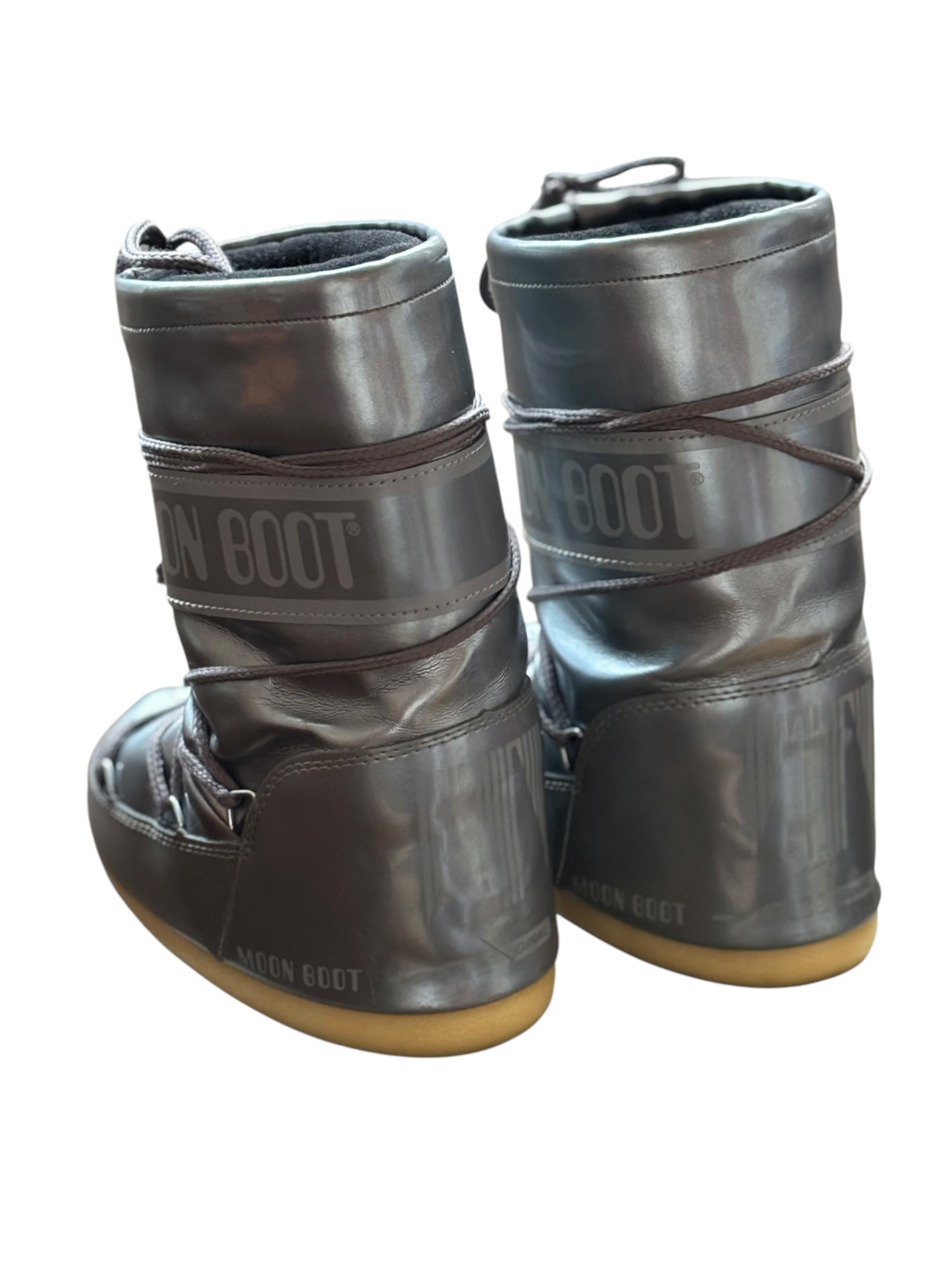 Moonboots vinyle grises 27-30