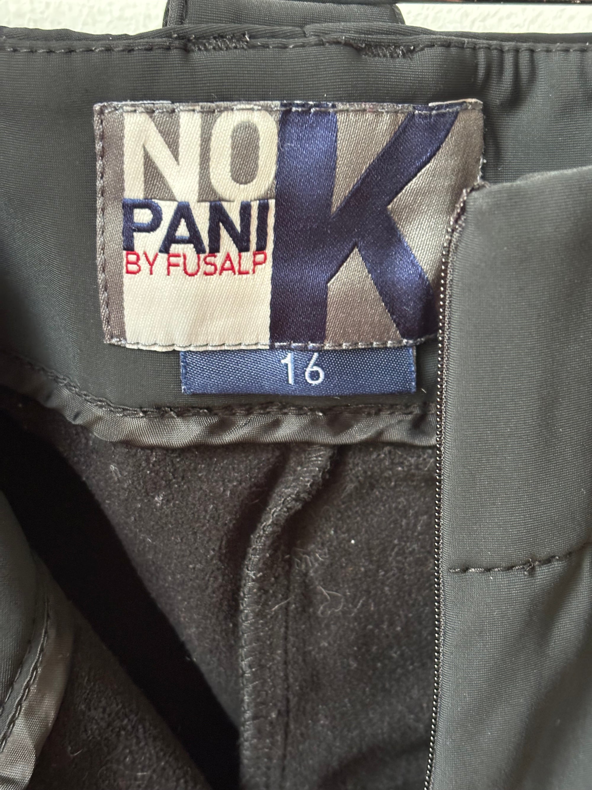 Salopette ski noir Fusalp No Panik 16 ans ter