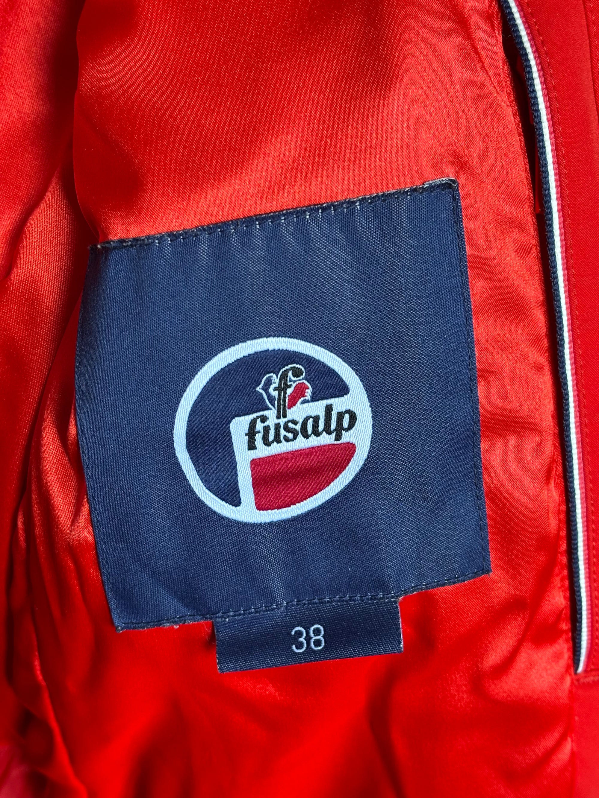 Veste ski Femme rouge et marine FUSALP taille 38 (36)