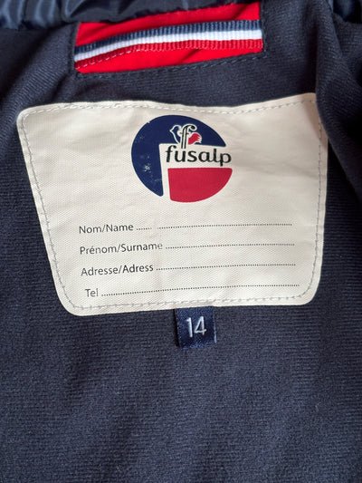 Veste ski Fusalp rouge /marine 14 ans