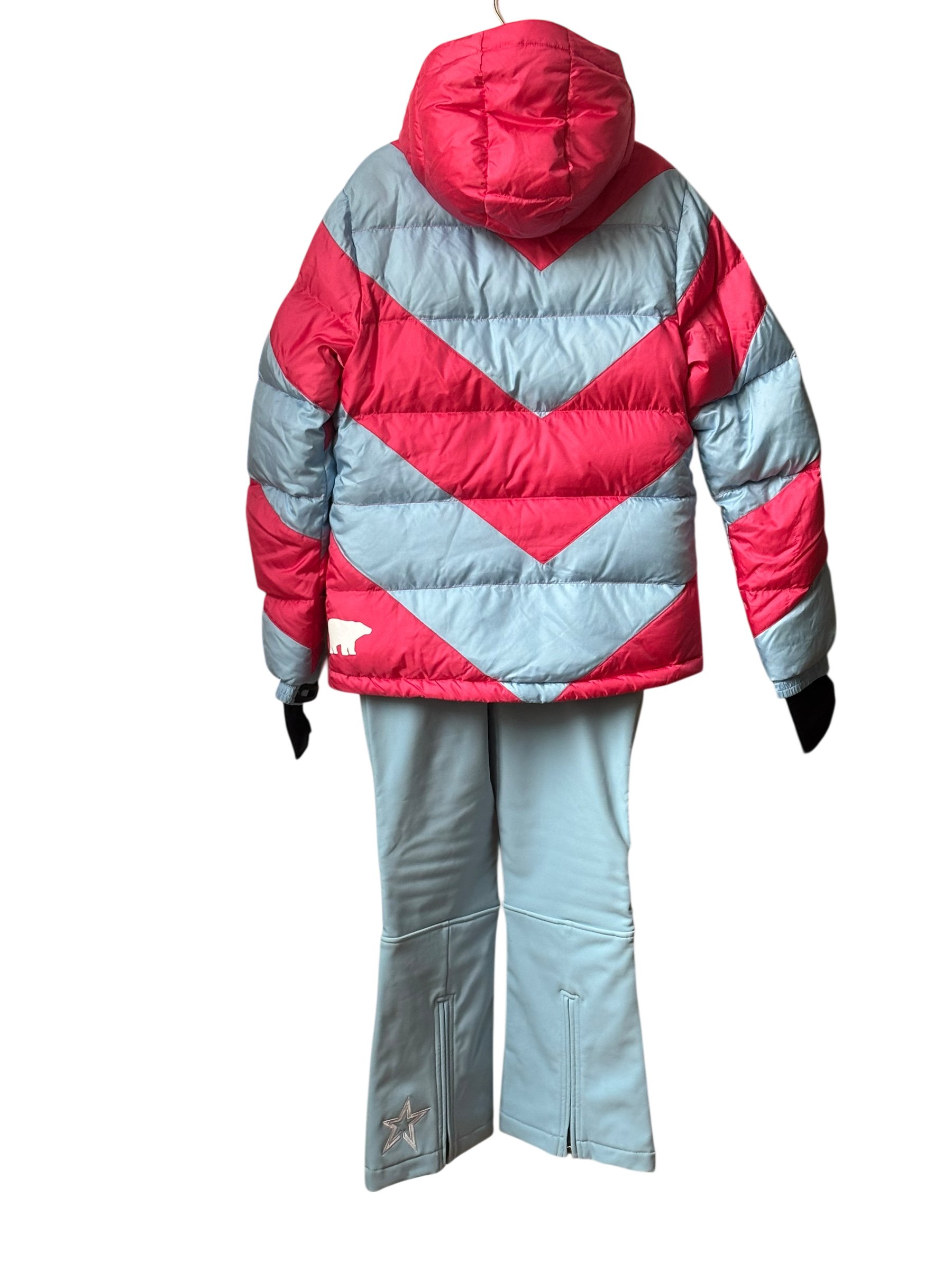 Ensemble ski bleu ciel/rose Perfect Moment 12 ans