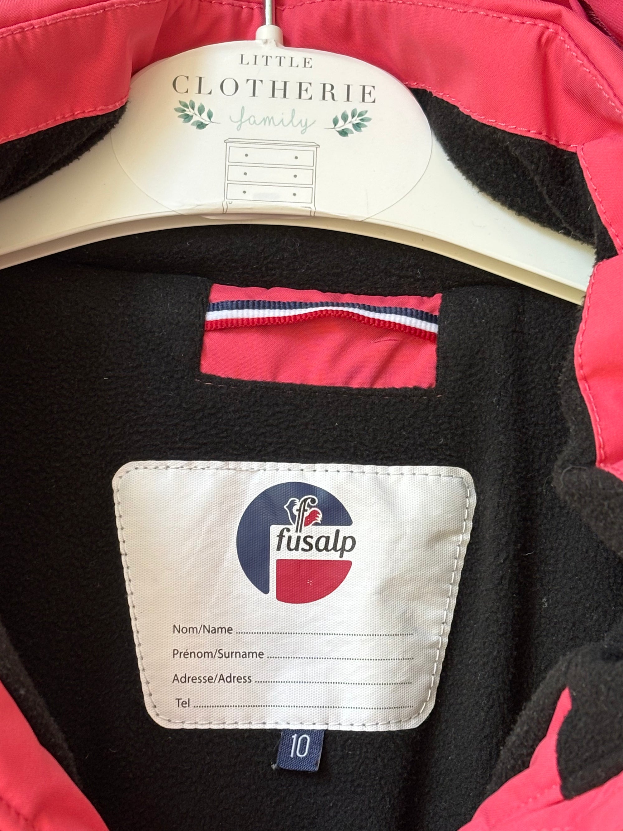 Veste ski Fusalp 10 ans rose