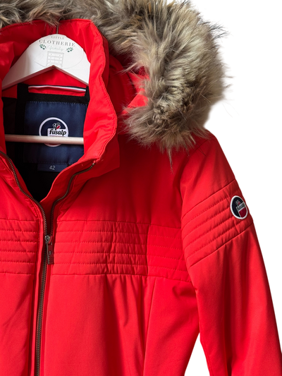 Veste ski Femme rouge orangé FUSALP taille 42 (40/42)