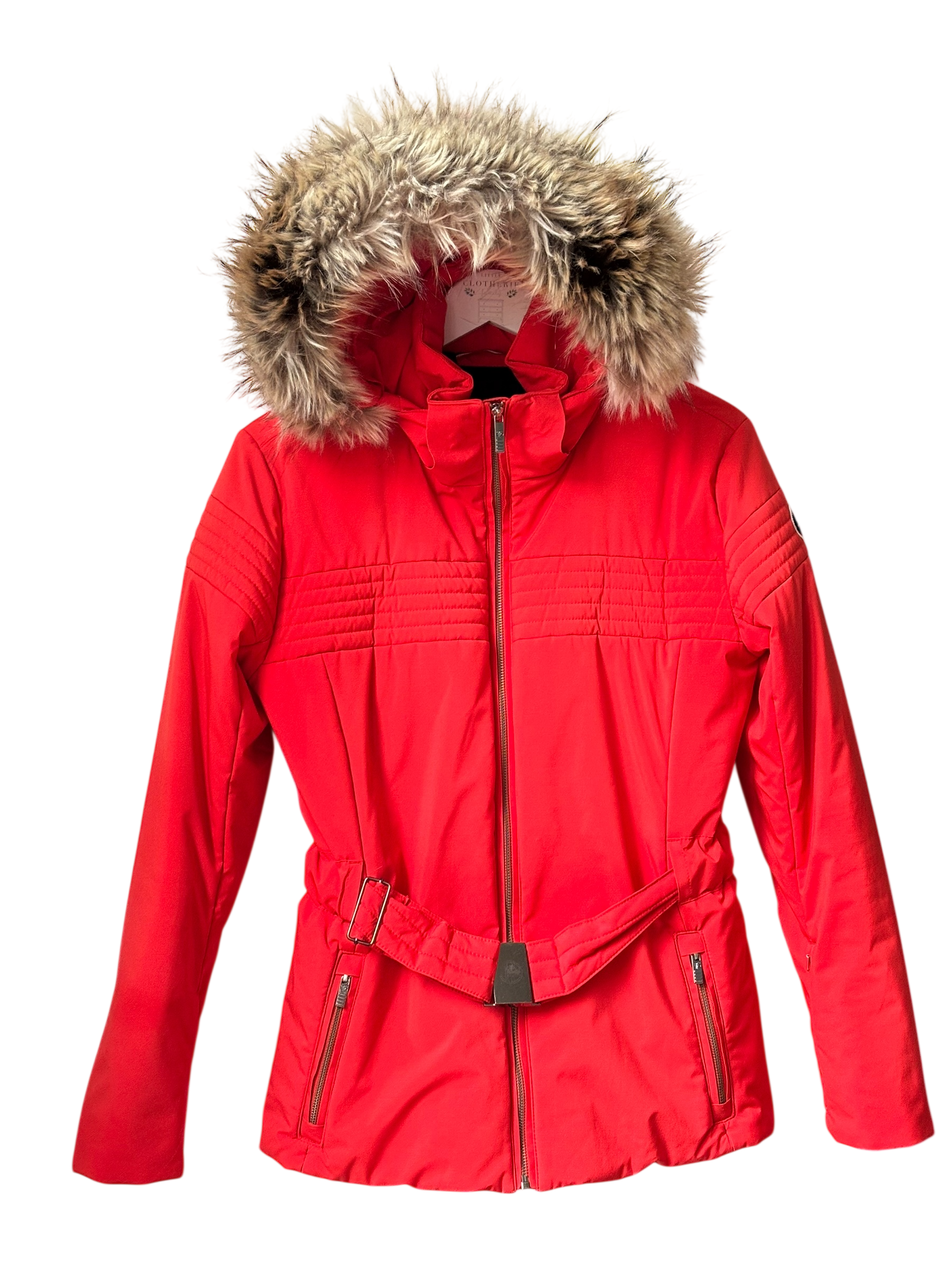 Veste ski Femme rouge orangé FUSALP taille 42 (40/42)