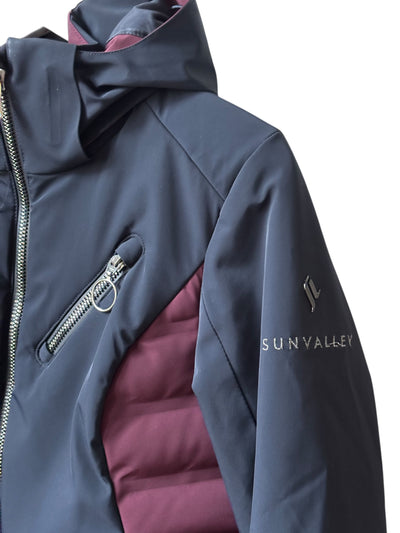 Ensemble ski Femme SUNVALLEY marine bordeaux taille 38/M
