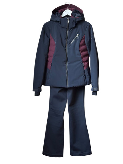 Ensemble ski Femme SUNVALLEY marine bordeaux taille 38/M