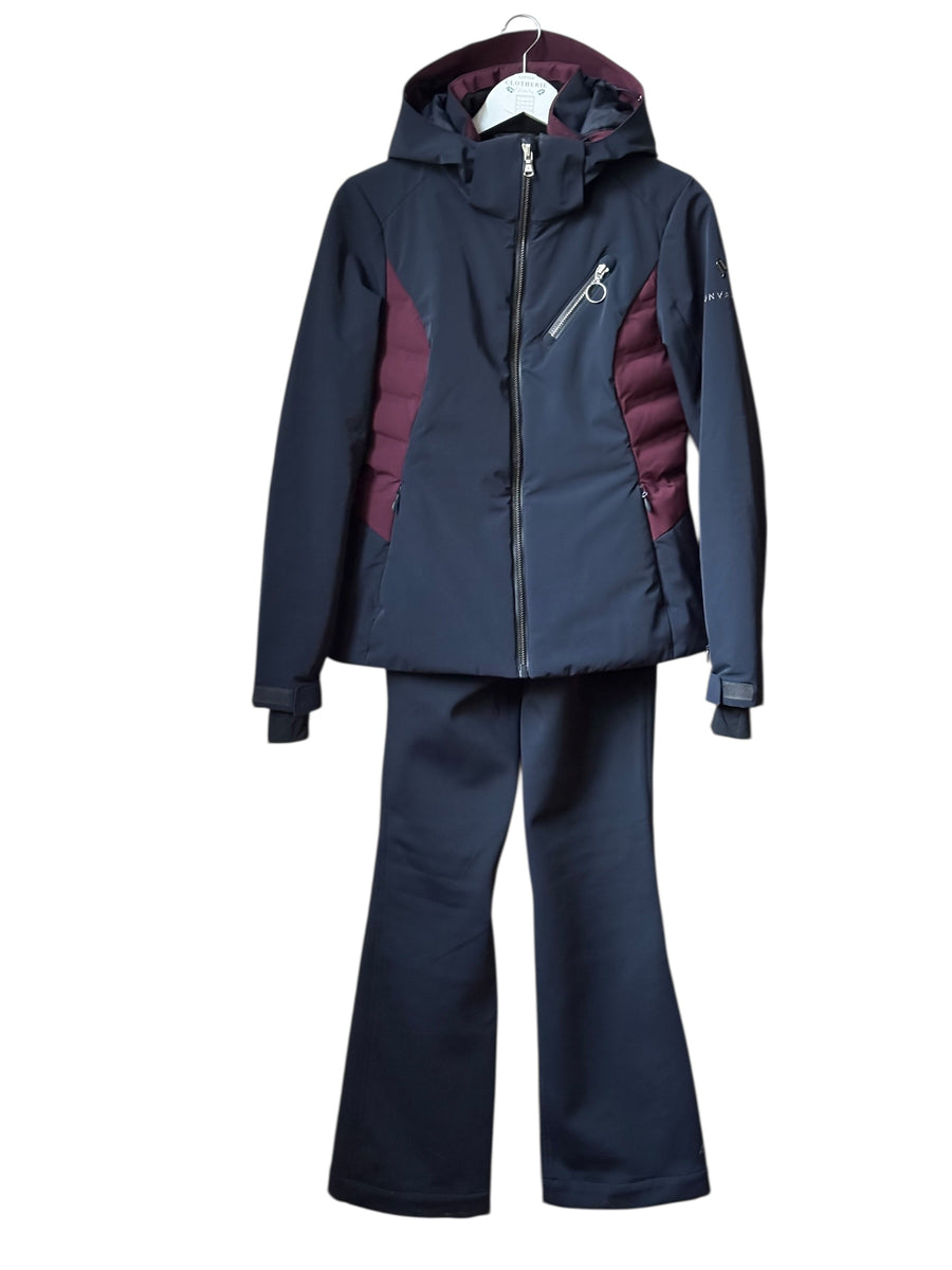 Ensemble ski Femme SUNVALLEY marine bordeaux taille 38/M