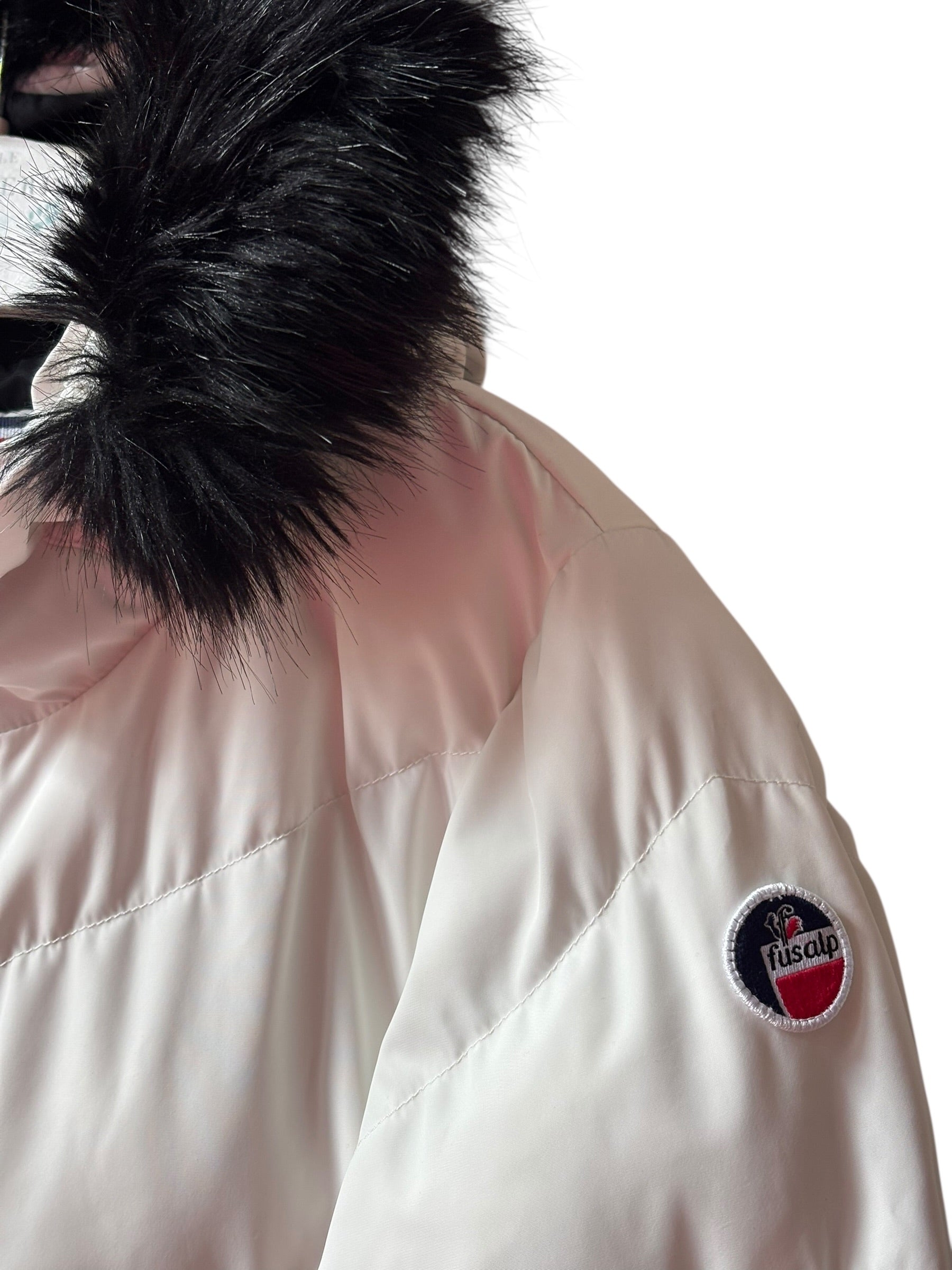 Veste ski fille "Delphine JR" Fusalp 14 ans Blanche