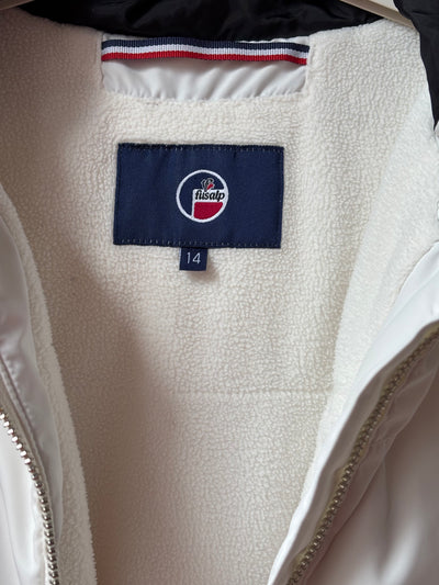 Veste ski fille "Delphine JR" Fusalp 14 ans Blanche