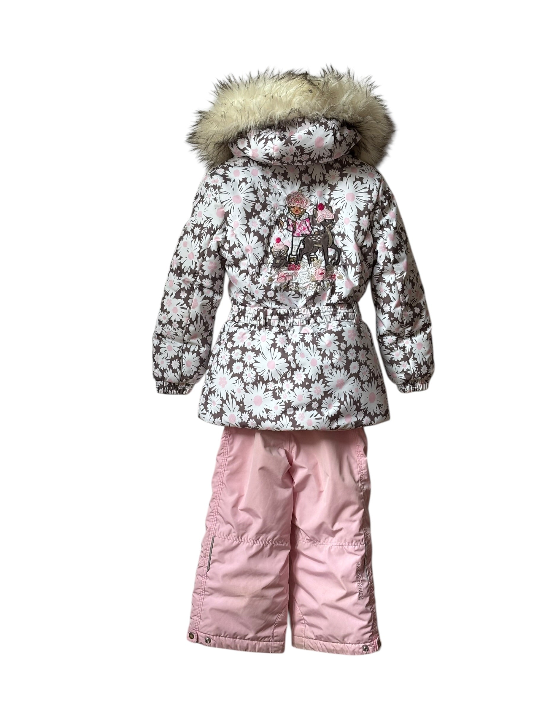 Ensemble ski Poivre Blanc rose 4/5 ans