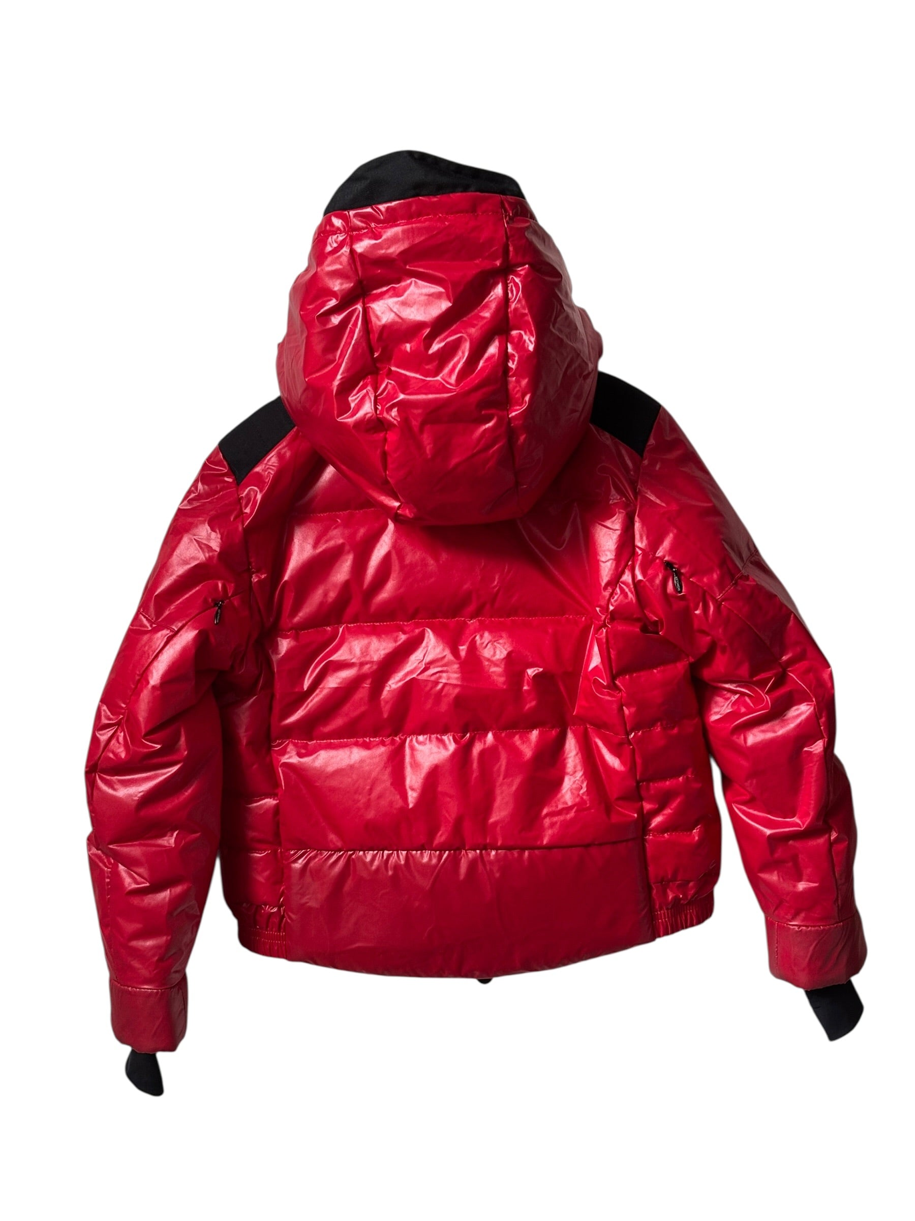 Veste ski Moncler rouge 5 ans