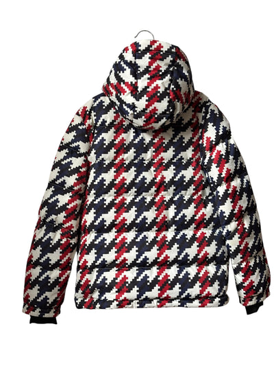 Doudoune de ski Perfect Moment 10 ans Pied de poule rouge/ marine