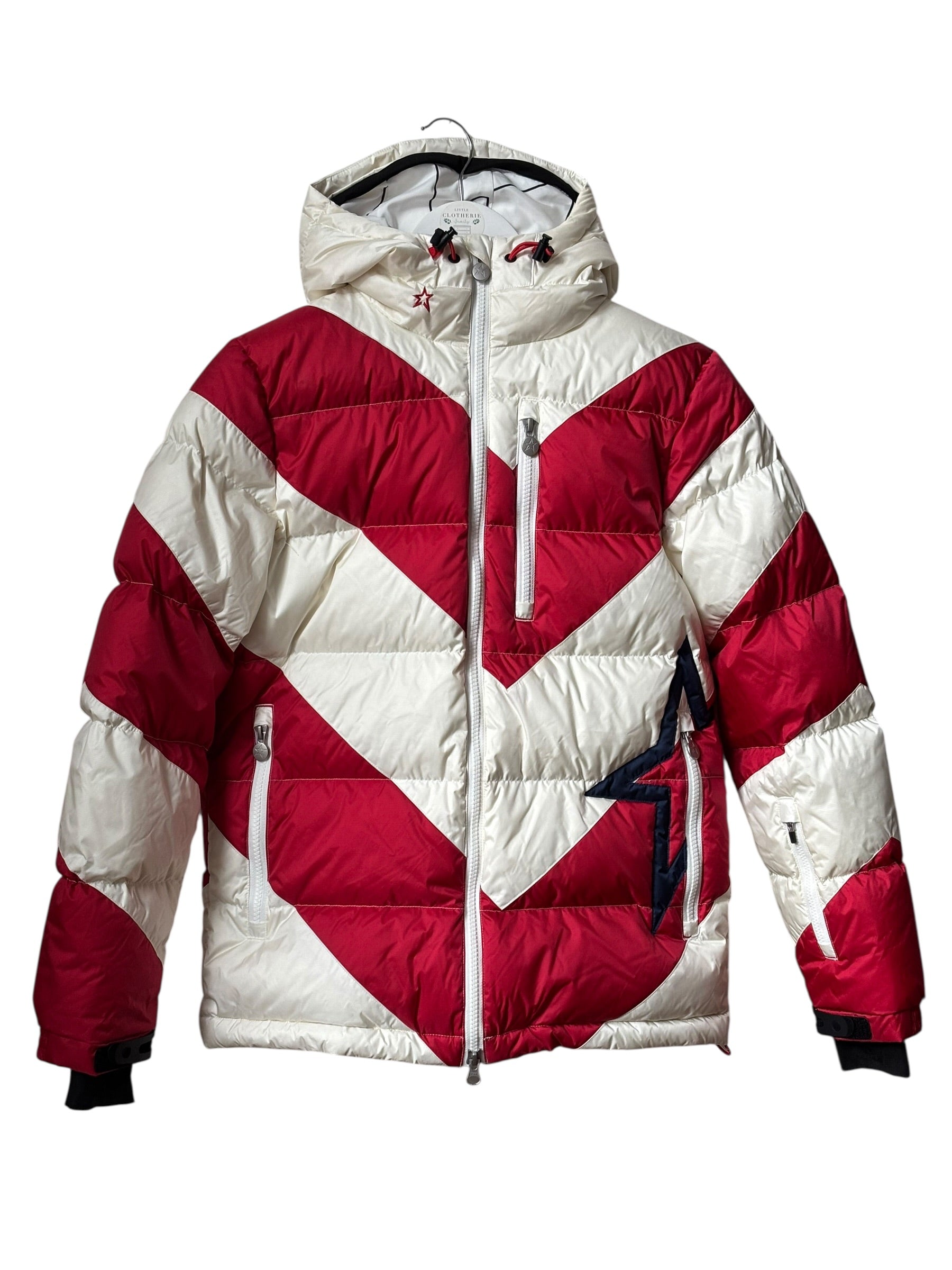 Doudoune de ski mixte Perfect Moment 12 ans rouge/ blanc