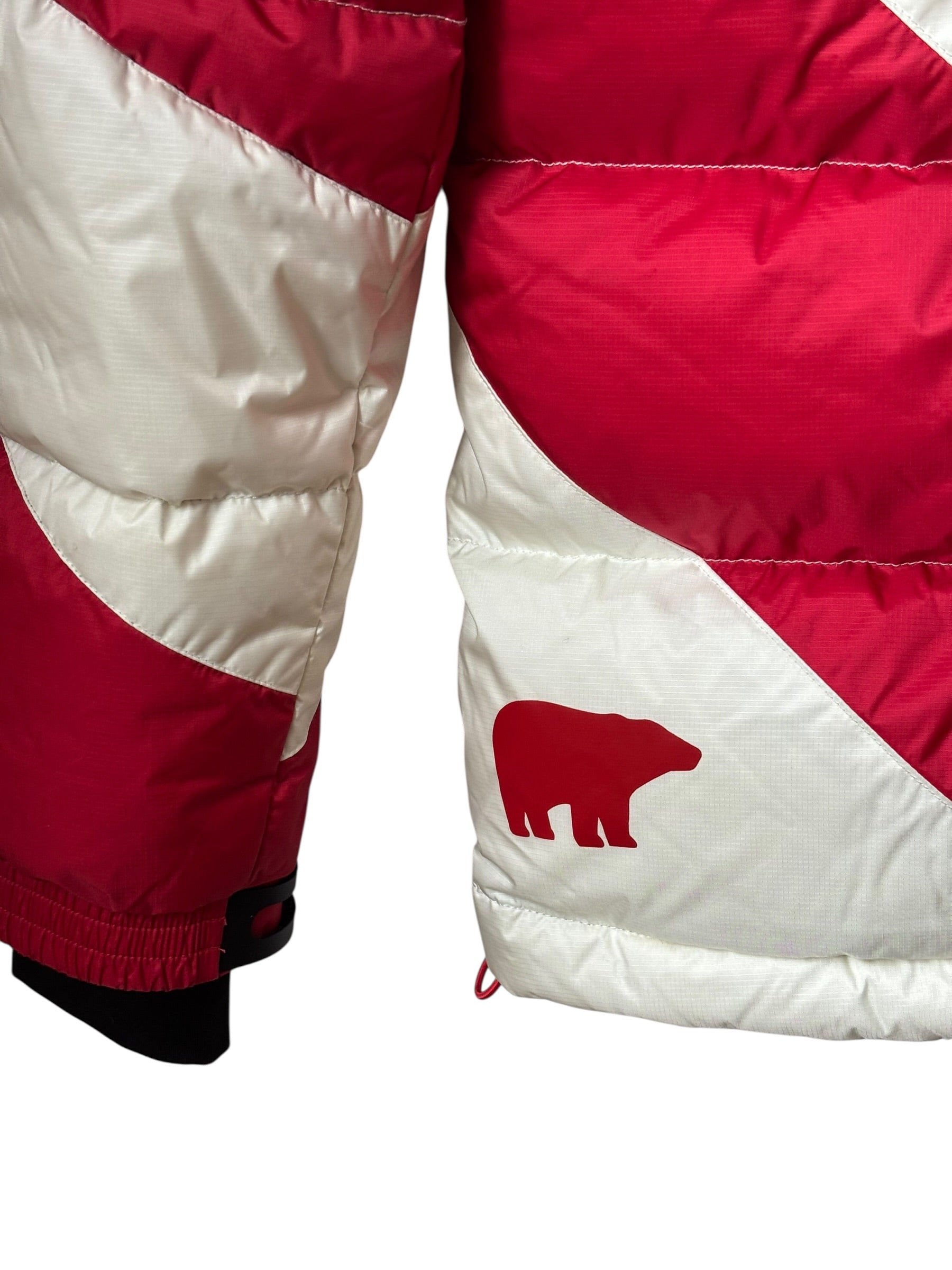 Doudoune de ski mixte Perfect Moment 12 ans rouge/ blanc