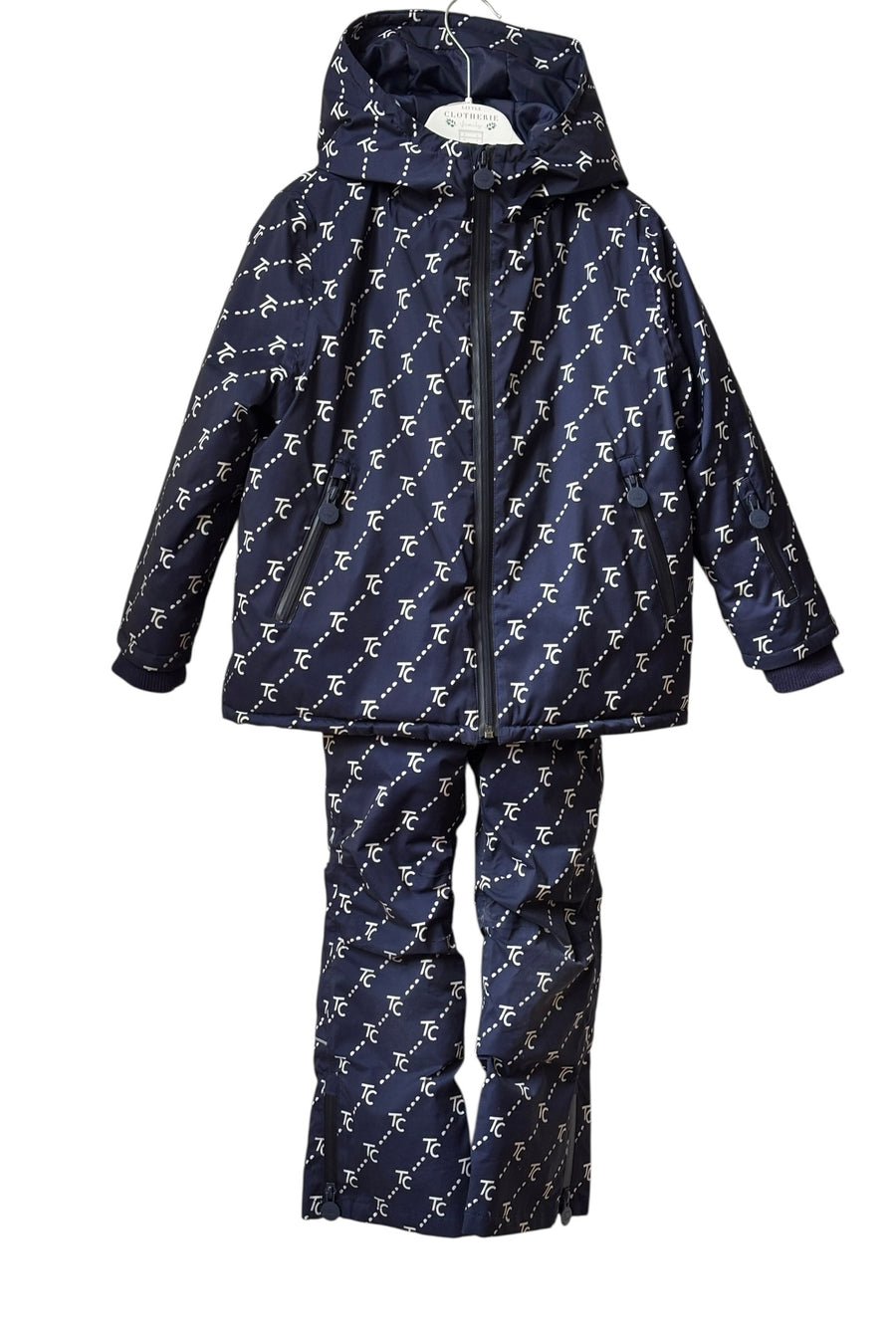 Ensemble ski Tartine et Chocolat marine imprimé  5/6 ans