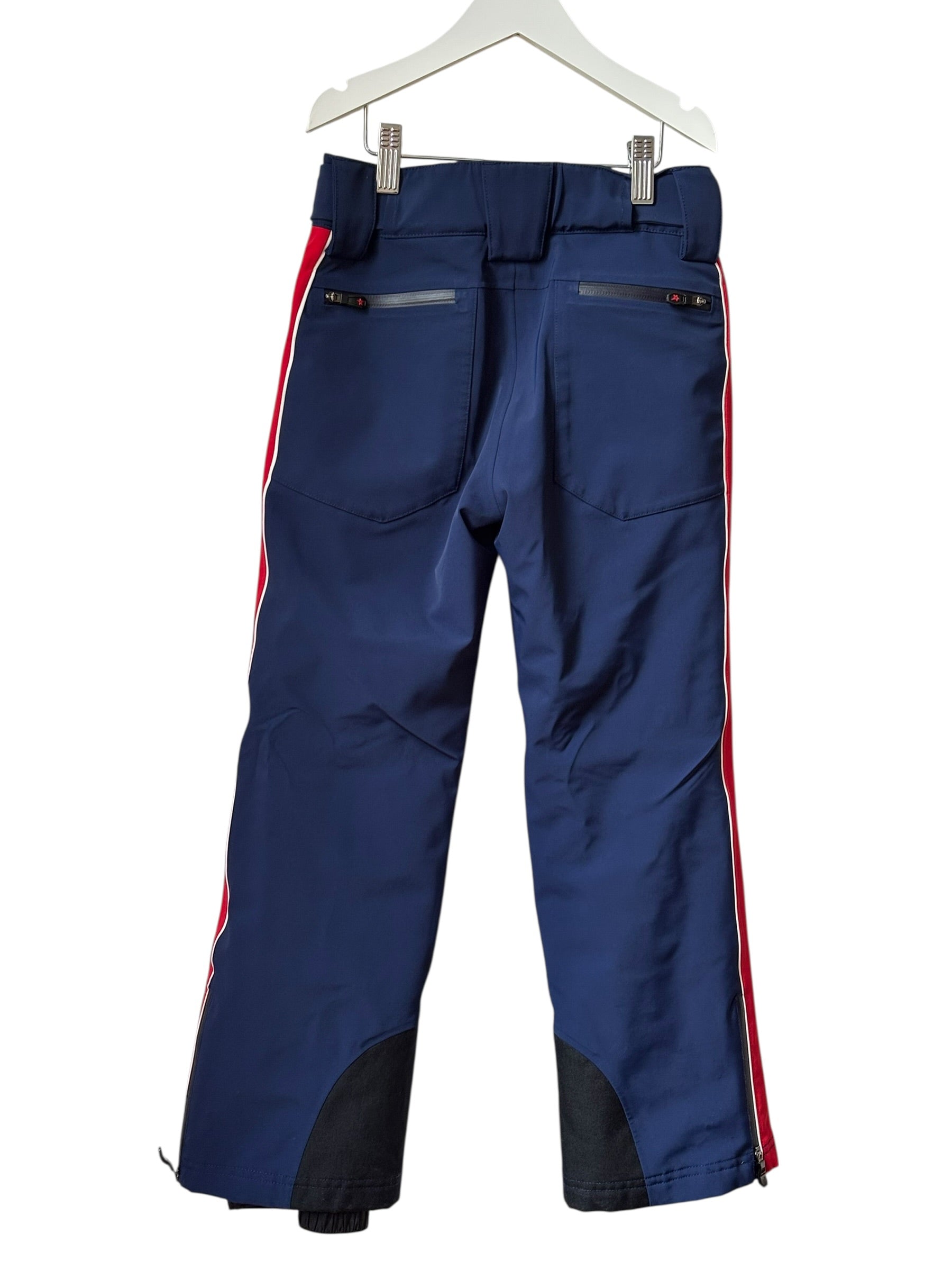 Pantalon de ski bleu et rouge Perfect Moment 6 ans