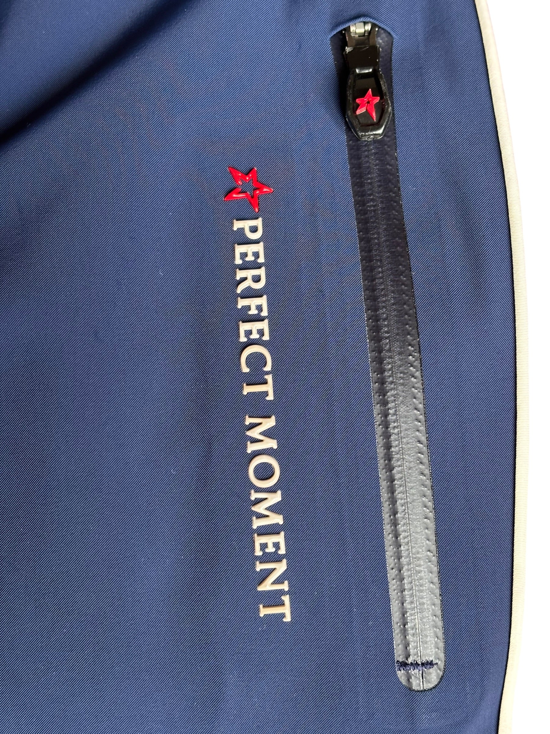 Pantalon de ski bleu et rouge Perfect Moment 6 ans