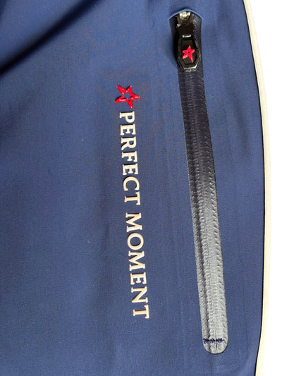 Pantalon de ski bleu et rouge Perfect Moment 6 ans