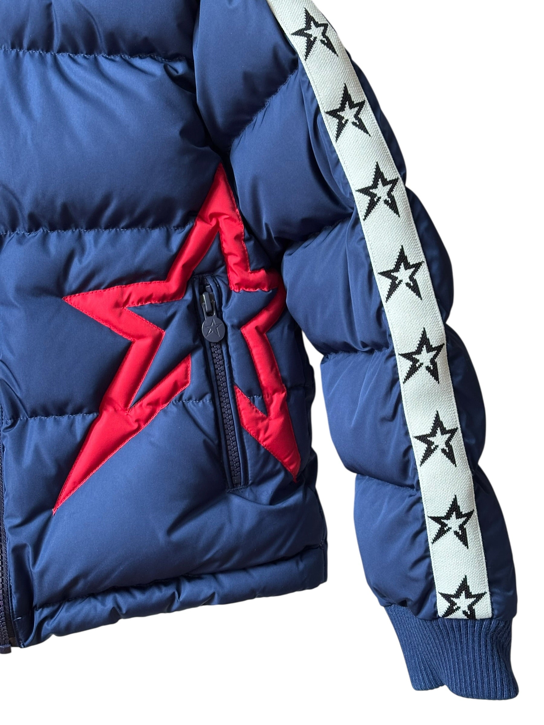 Doudoune de ski mixte Perfect Moment 6 ans marine et rouge