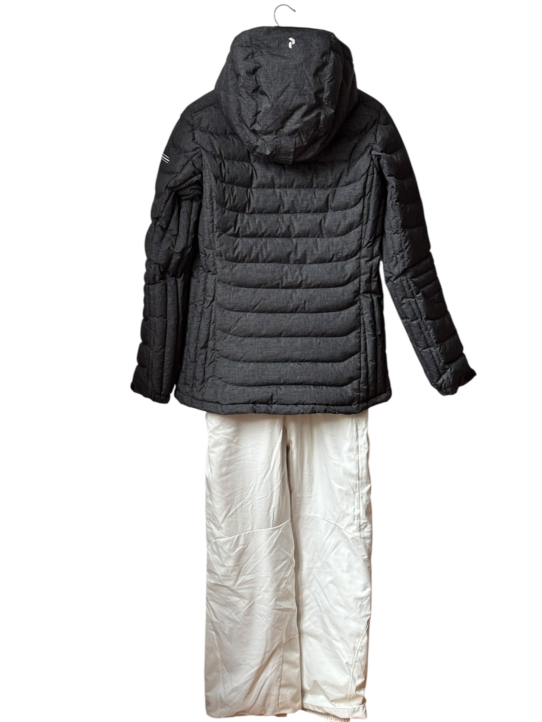 Ensemble ski Femme PEAK PERFORMANCE gris antharcite/blanc  taille 38-40/M - L