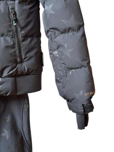 Ensemble ski fille PROTEST noir stars 12 ans