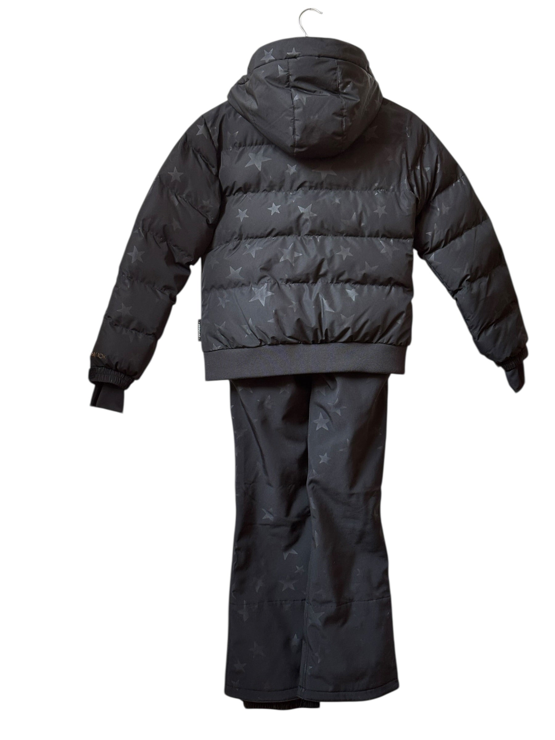 Ensemble ski fille PROTEST noir stars 12 ans