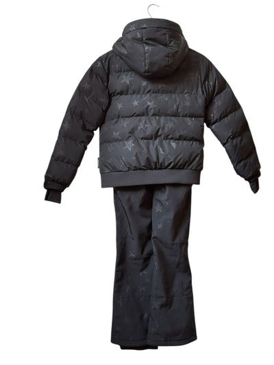 Ensemble ski fille PROTEST noir stars 12 ans