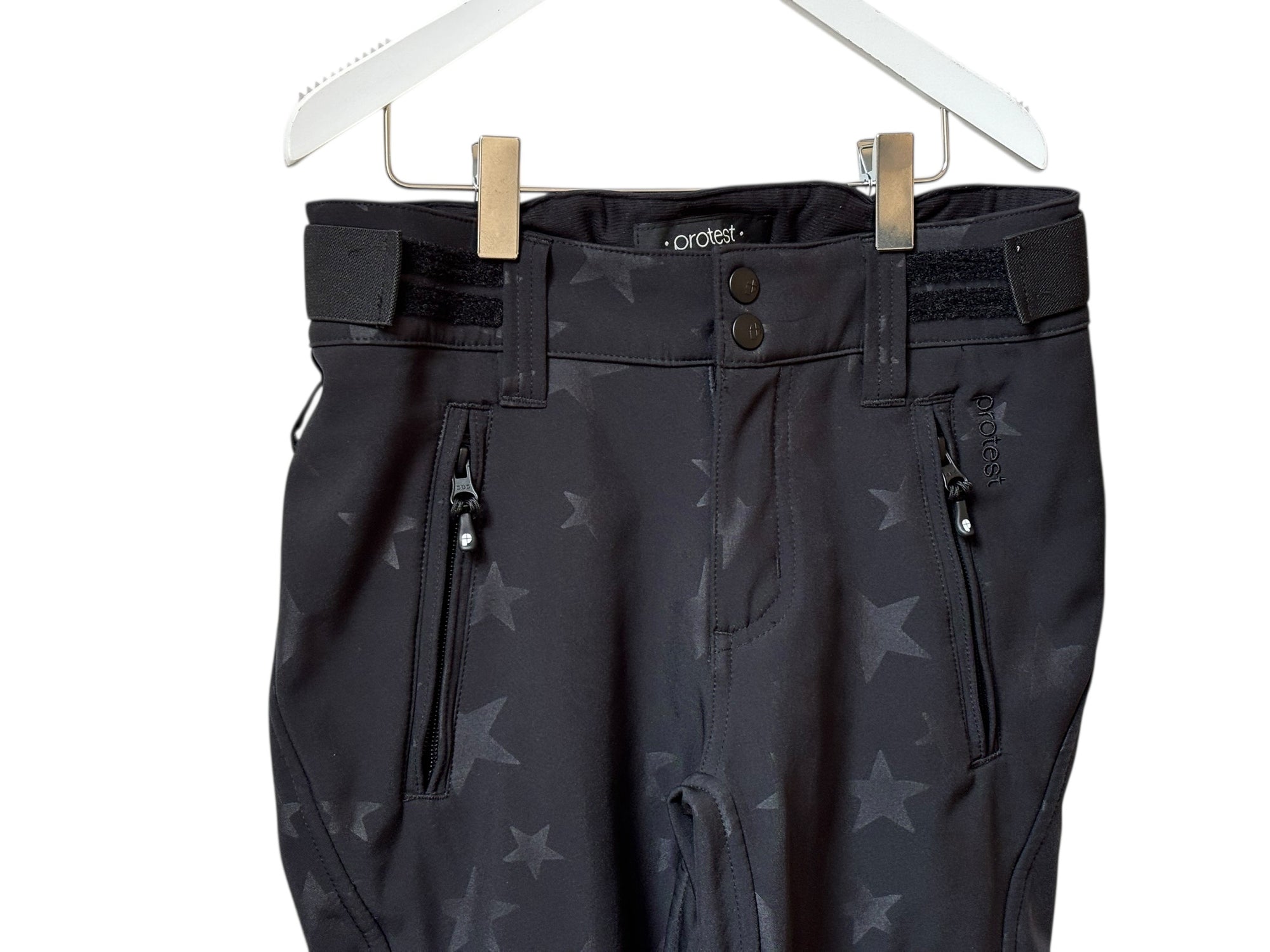 Ensemble ski fille PROTEST noir stars 12 ans