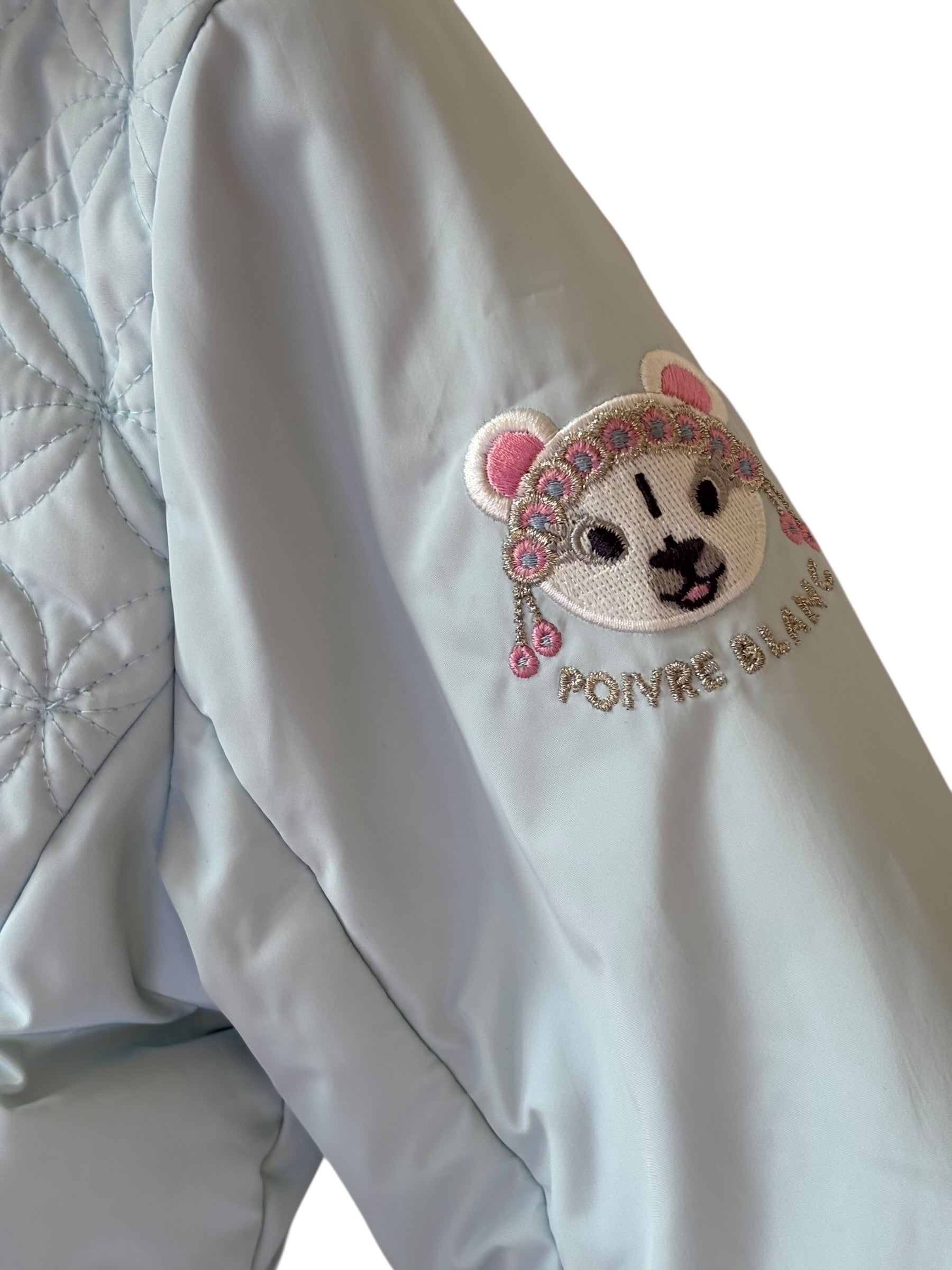 Tenue de ski bleu ciel Poivre Blanc 5/6 ans