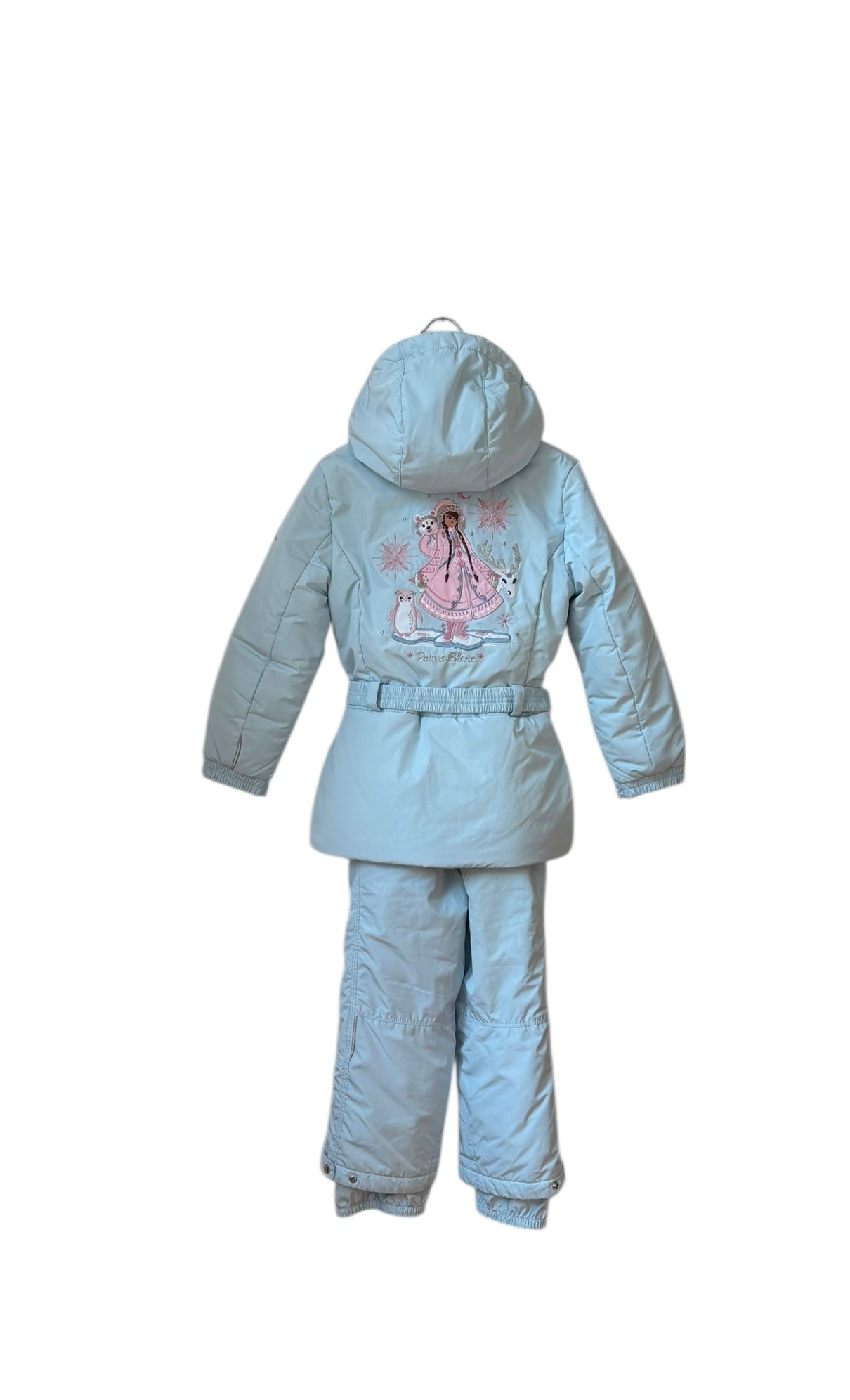 Tenue de ski bleu ciel Poivre Blanc 5/6 ans