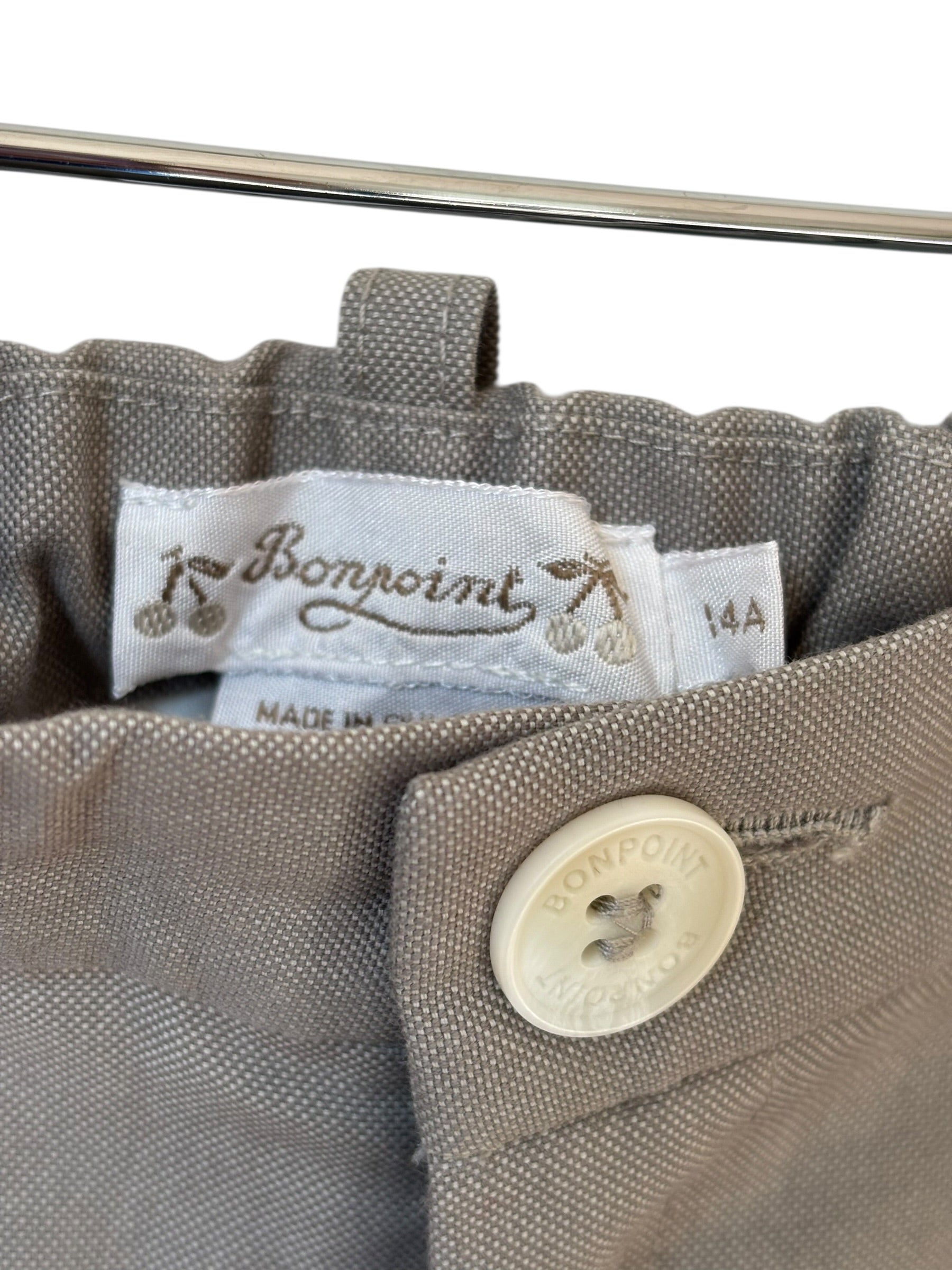 Costume gris Bonpoint 14 ans