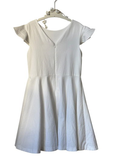 Robe Jacadi Cérémonie 12 ans + cardigan + couronne