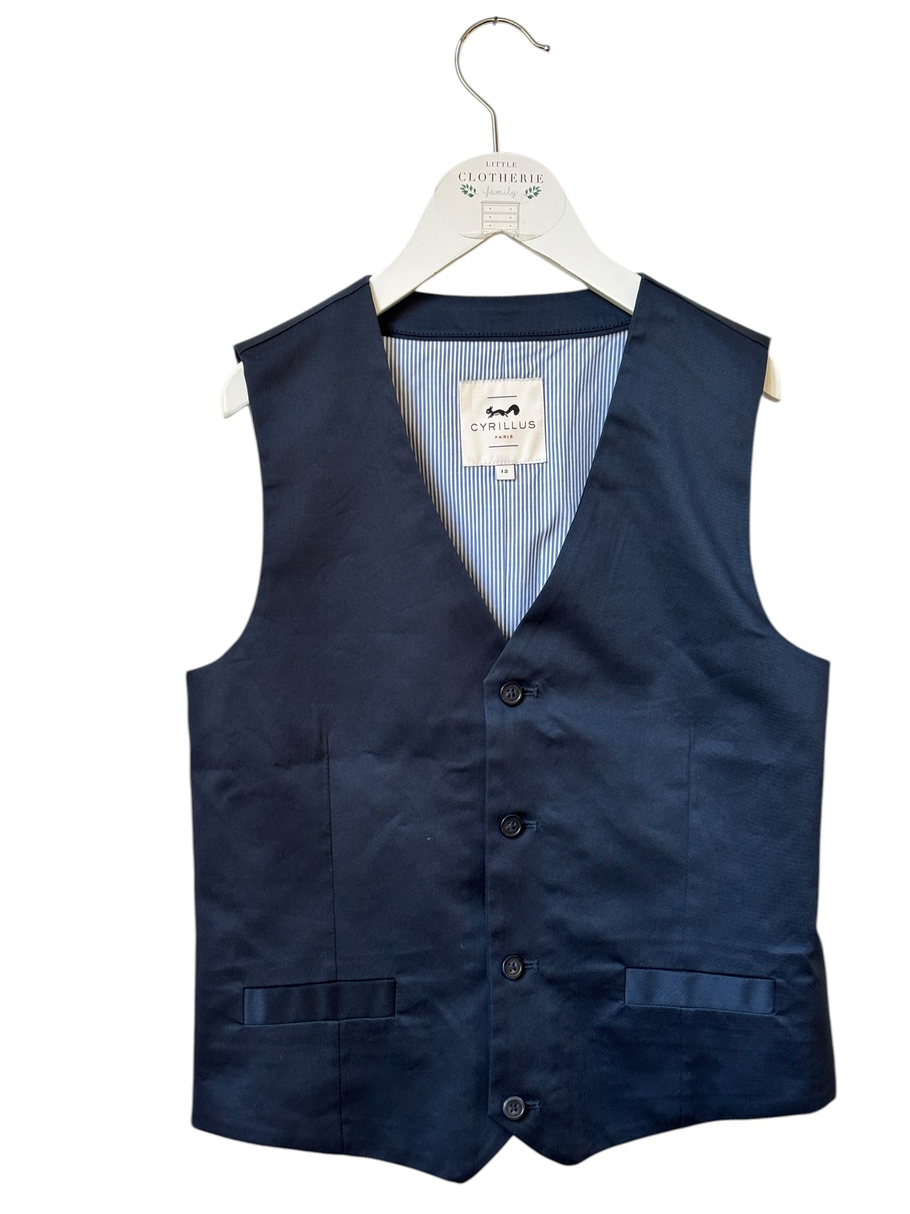 Veste Cyrillus cérémonie 12 ans marine