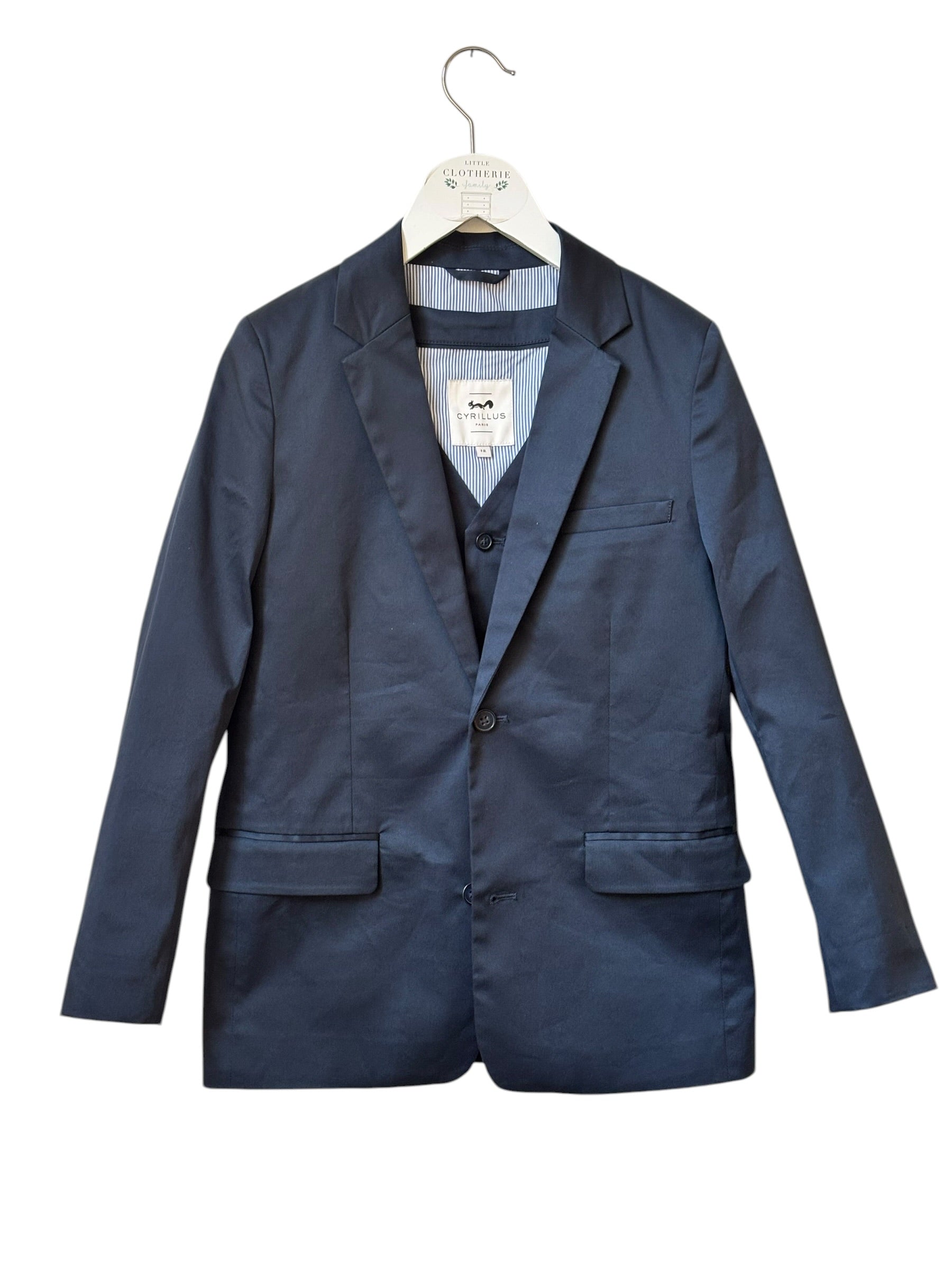 Veste Cyrillus cérémonie 14 ans marine