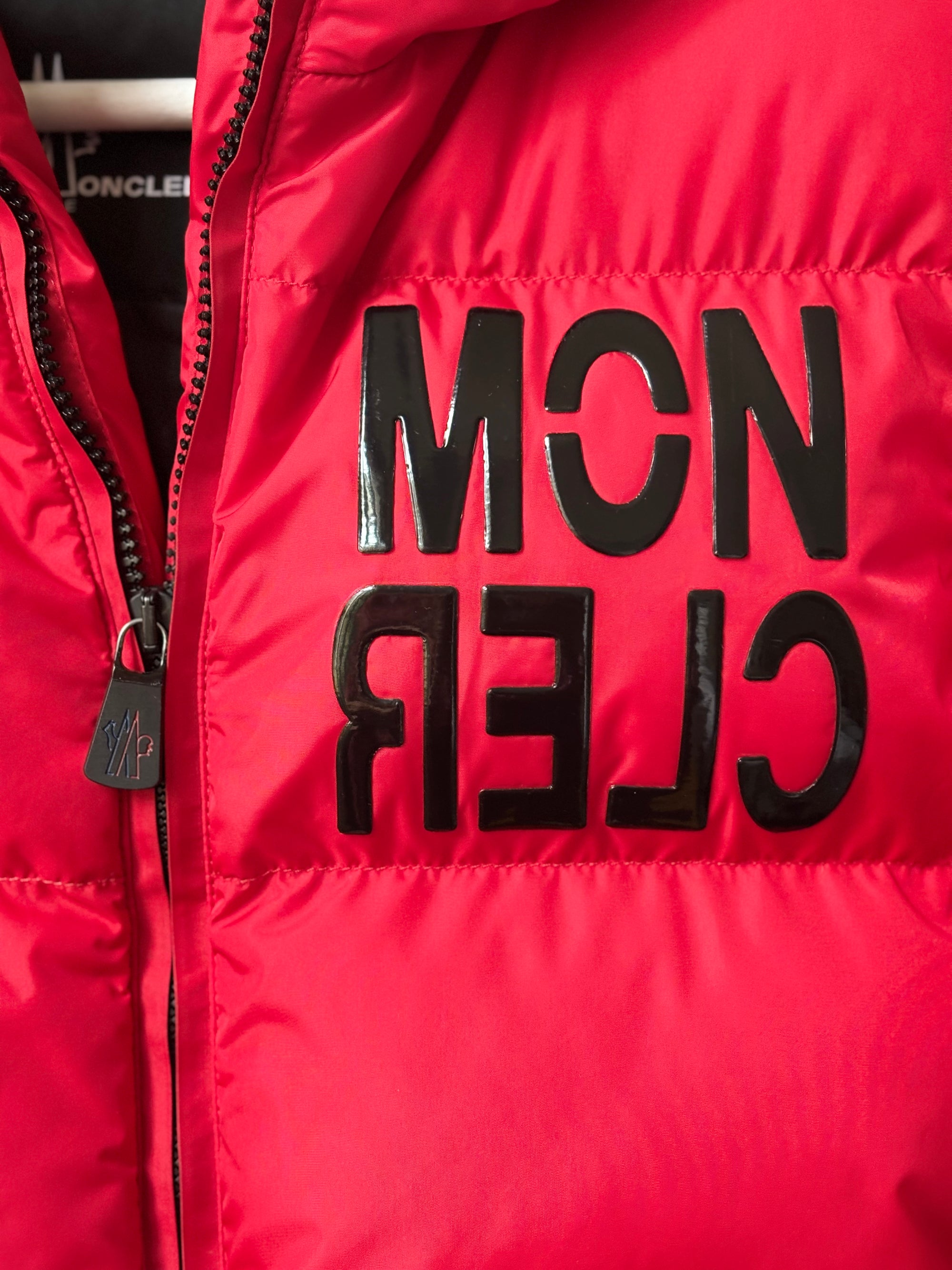 Doudoune ski Moncler rouge 12 ans