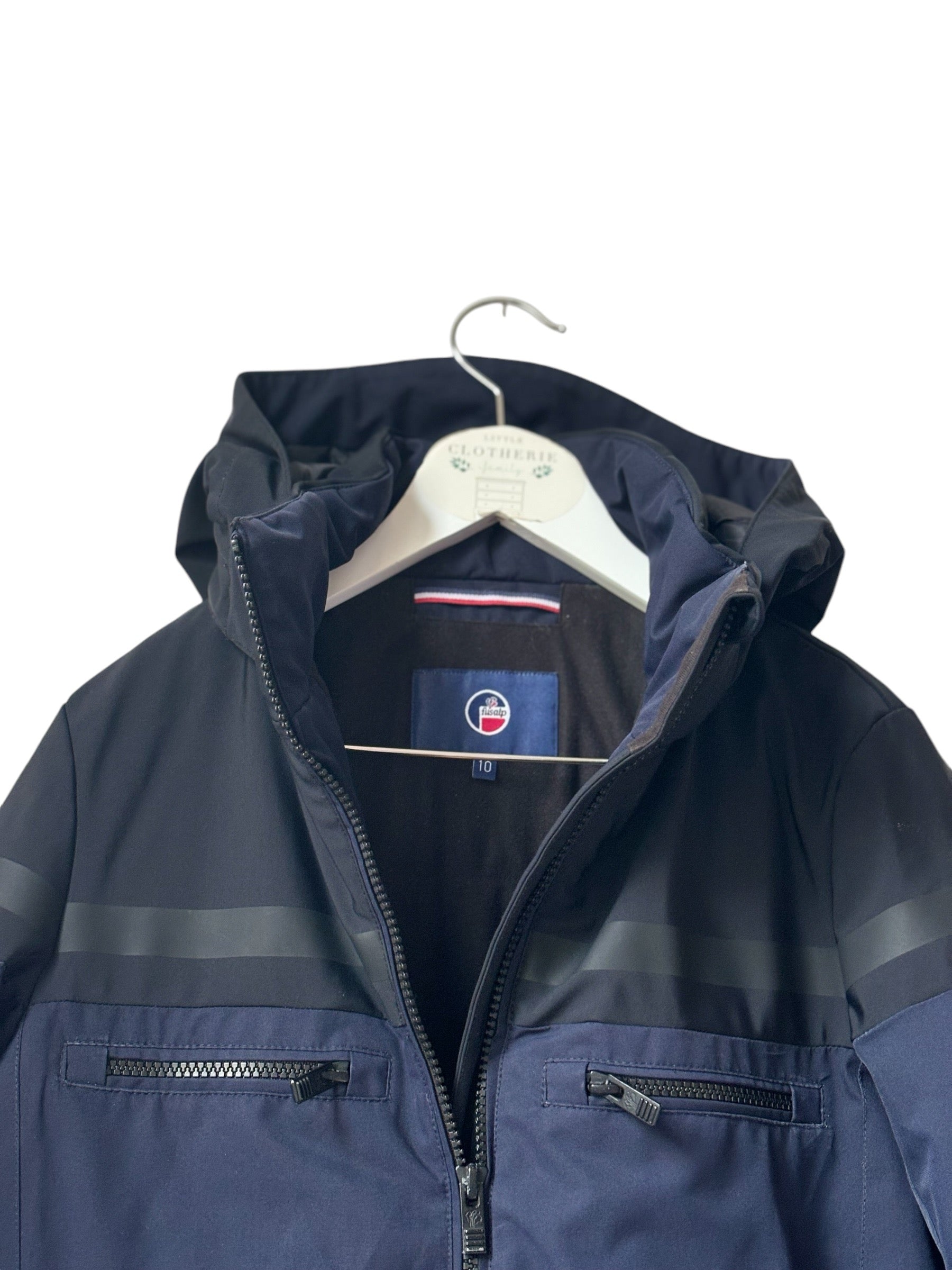 Veste ski Fusalp marine noire 10 ans