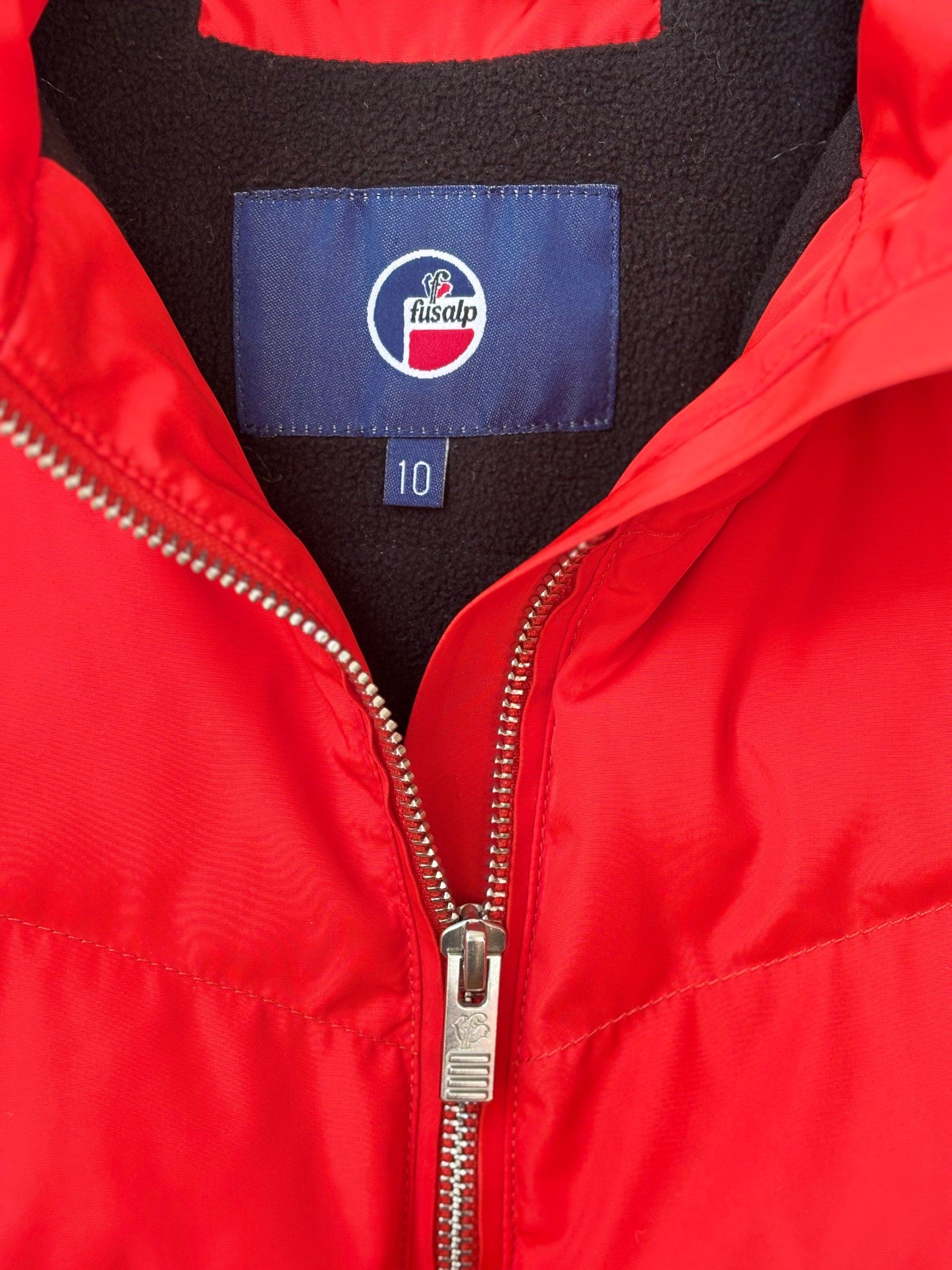 Veste ski Fusalp 10 ans rouge