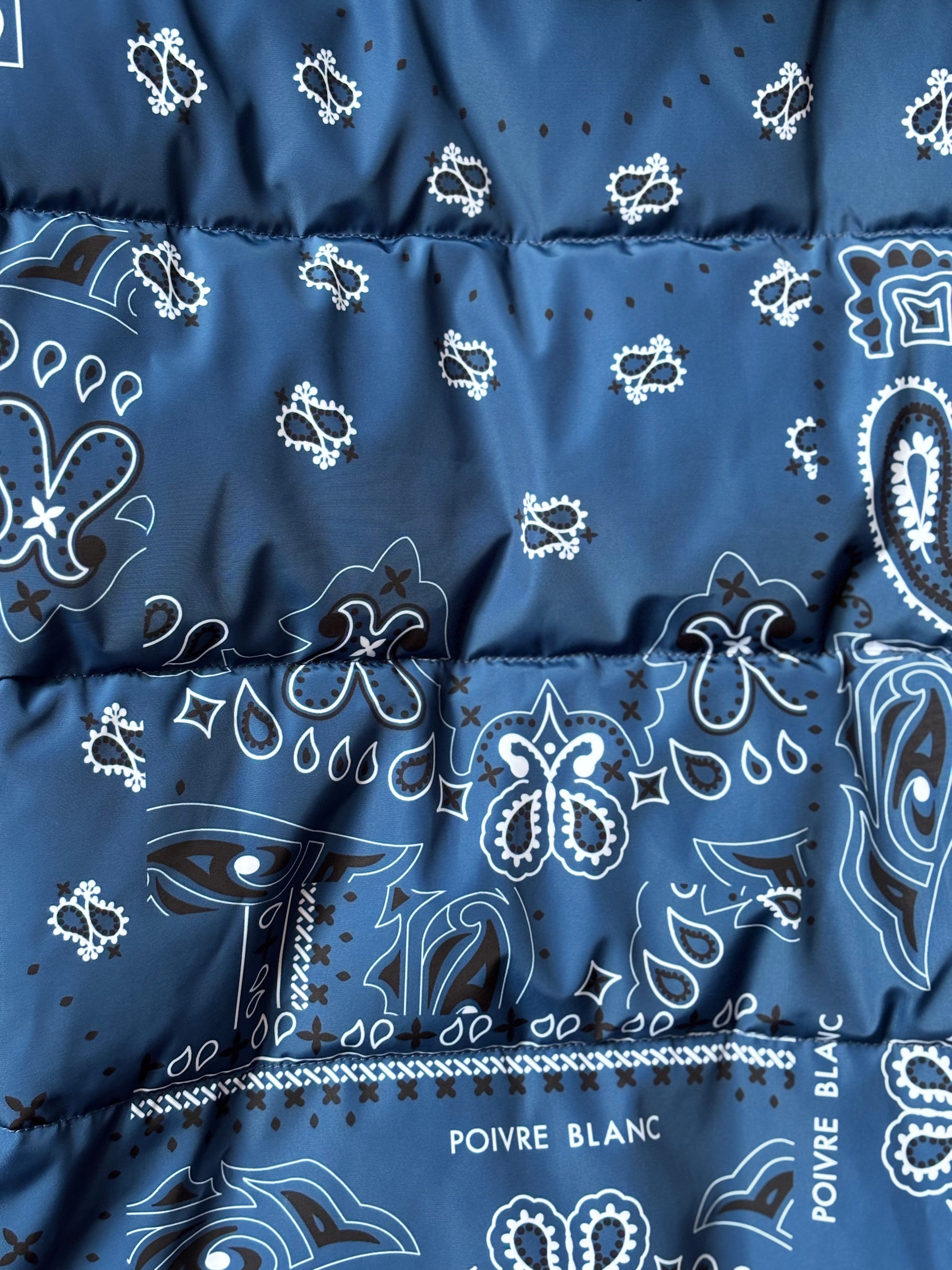 Doudoune de ski Femme POIVRE BLANC bleue "Paisley" taille S convenant au M et L