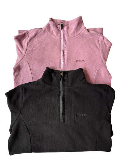 Lot de 2 sous-pull technique Fille Protest 12 ans (rose et noir)