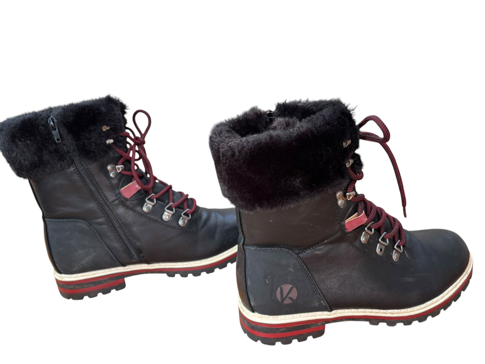 Après-ski fourrées  KIMBERFEEL noires taille 41