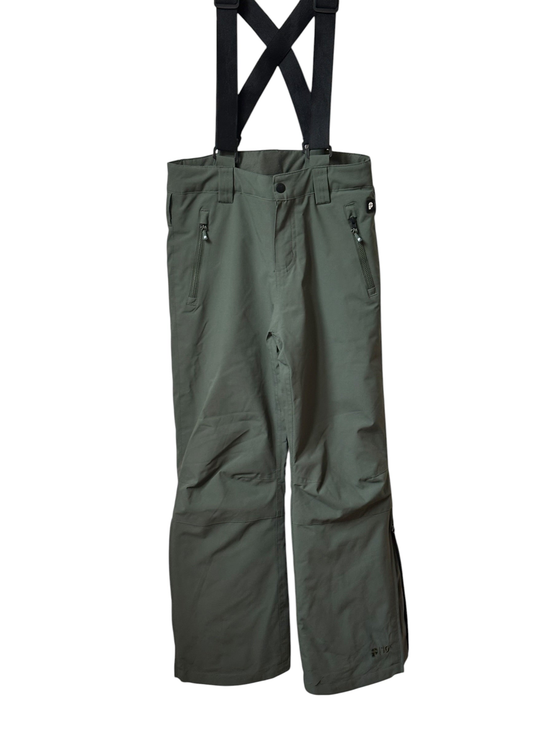 Tenue ski garçon PROTEST kaki gris 10 ans
