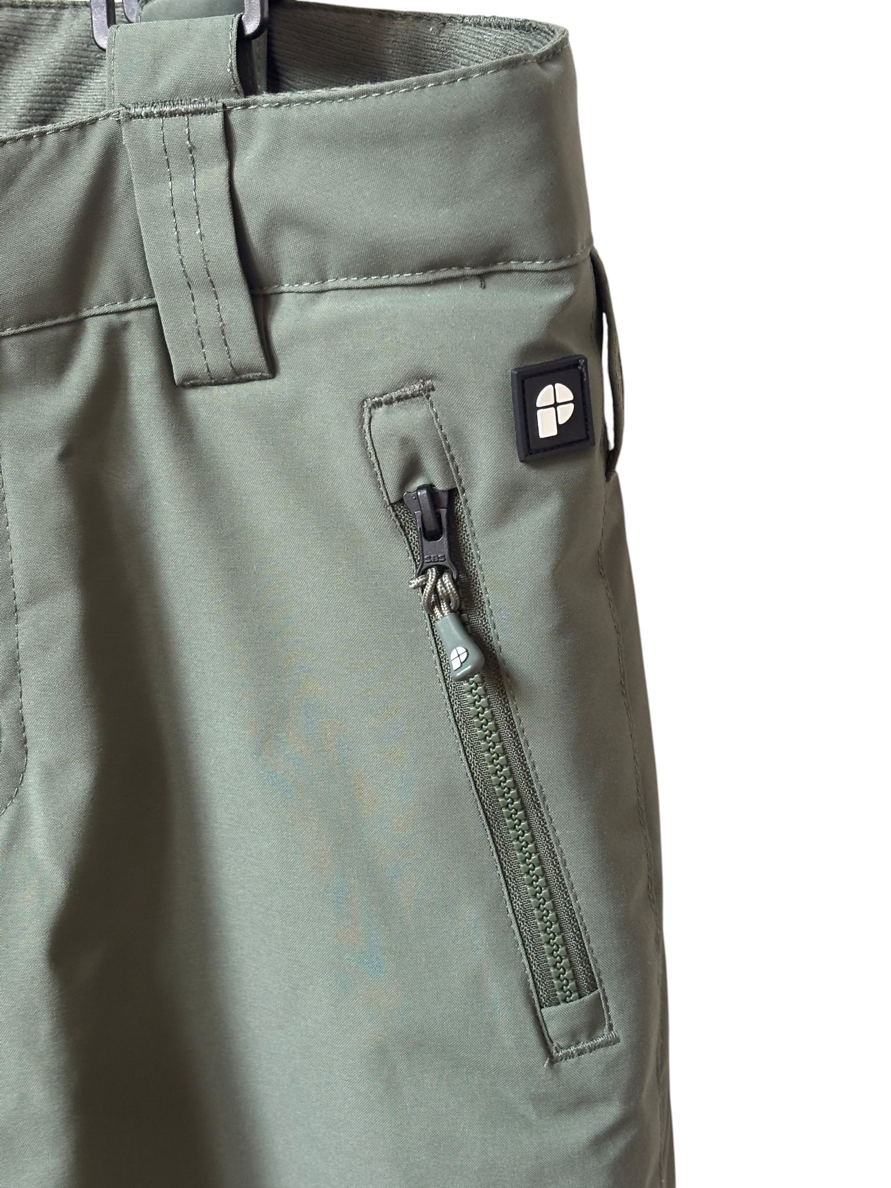 Tenue ski garçon PROTEST kaki gris 10 ans