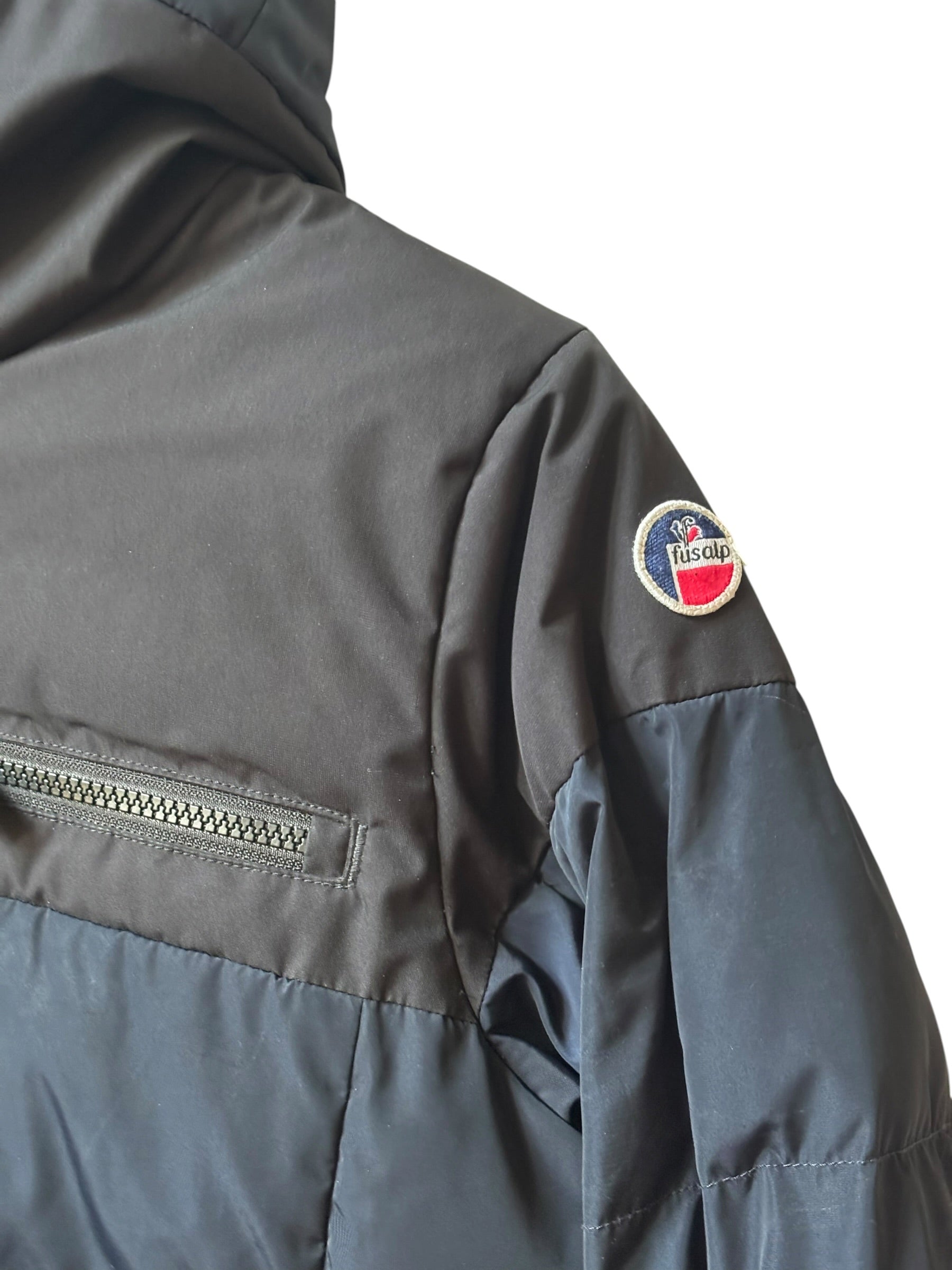 Veste ski Fusalp noir/marine 14 ans