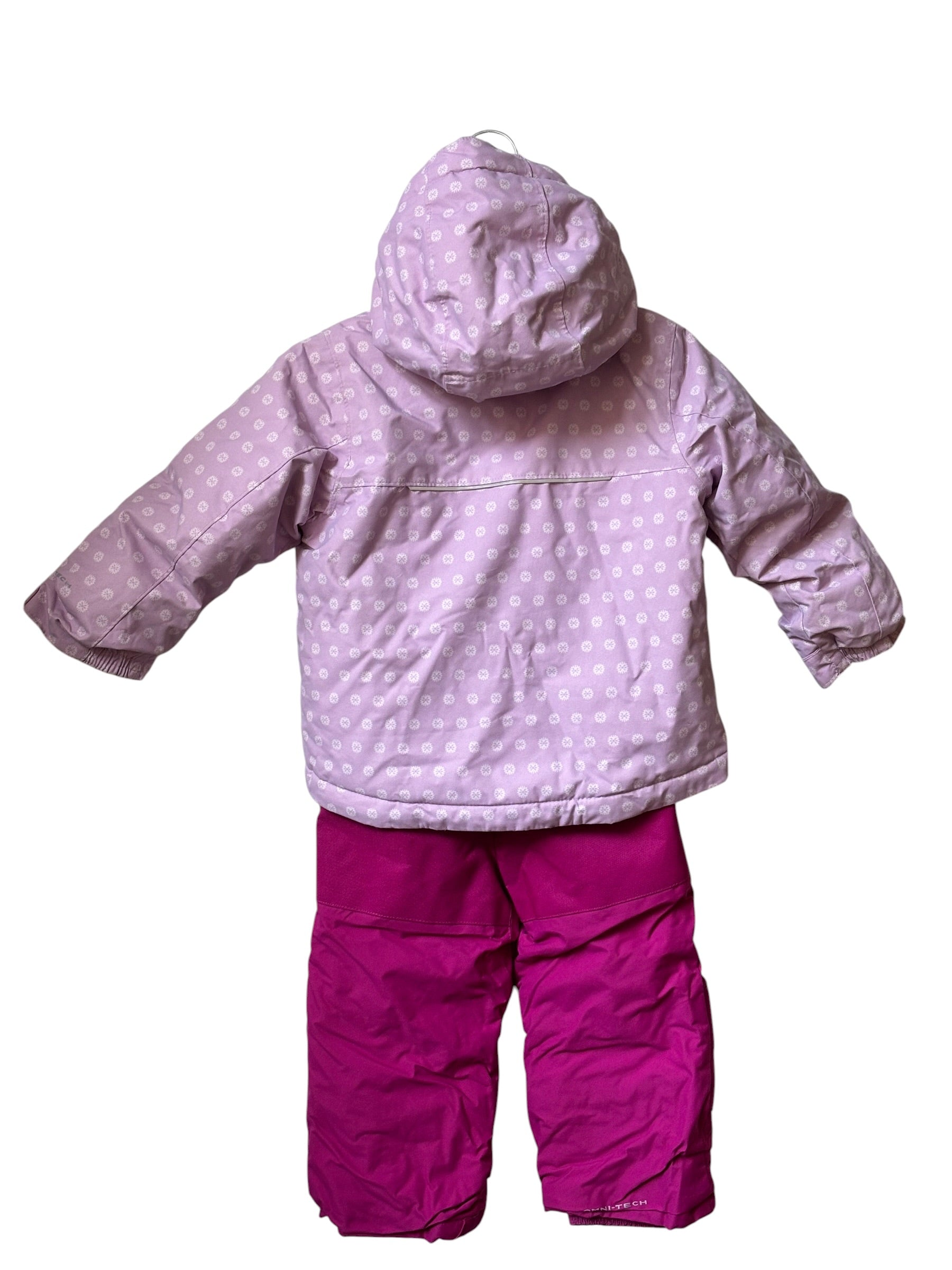 Ensemble ski Columbia fille rose 3 ans