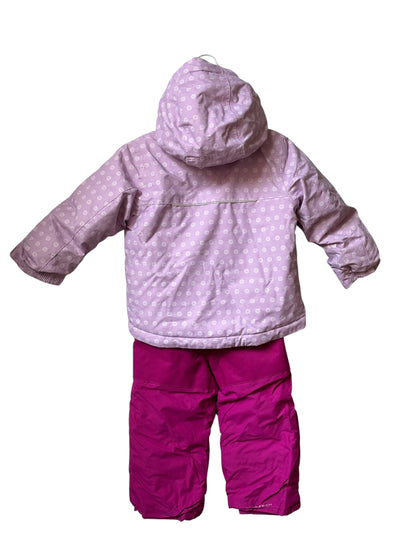 Ensemble ski Columbia fille rose 3 ans