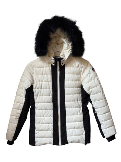 Veste ski fille blanche et noire Fusalp 14 ans