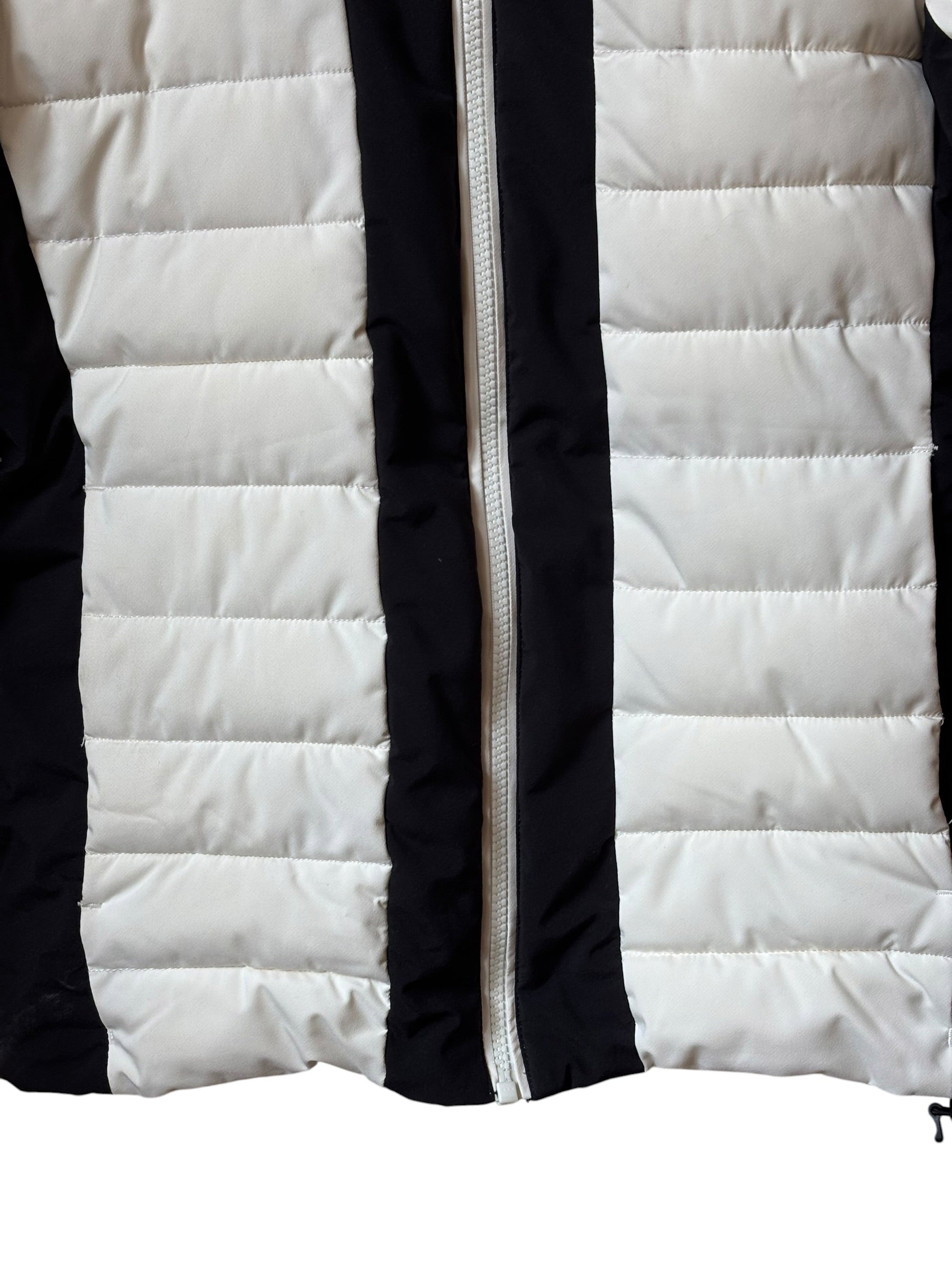 Veste ski fille blanche et noire Fusalp 14 ans